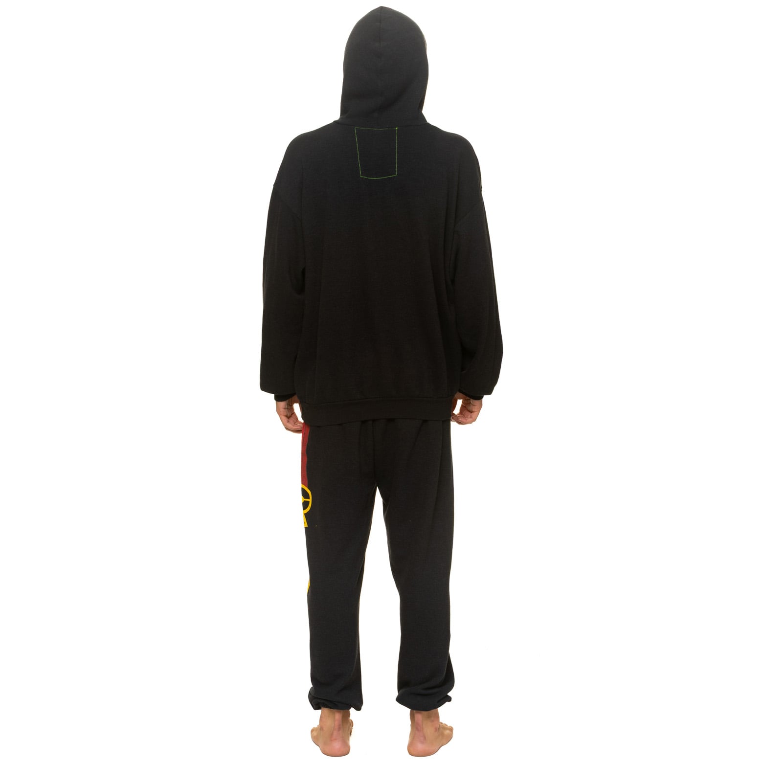 Pantalon de survêtement unisexe Aviator Nation noir Pittsburgh Steelers en mélange trois matières