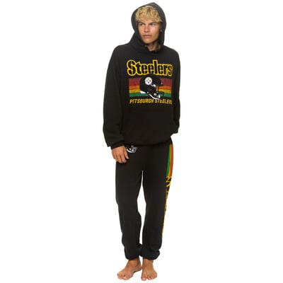 Pittsburgh Steelers Aviator Nation Unisex Tri-Blend Sweatpants - Black