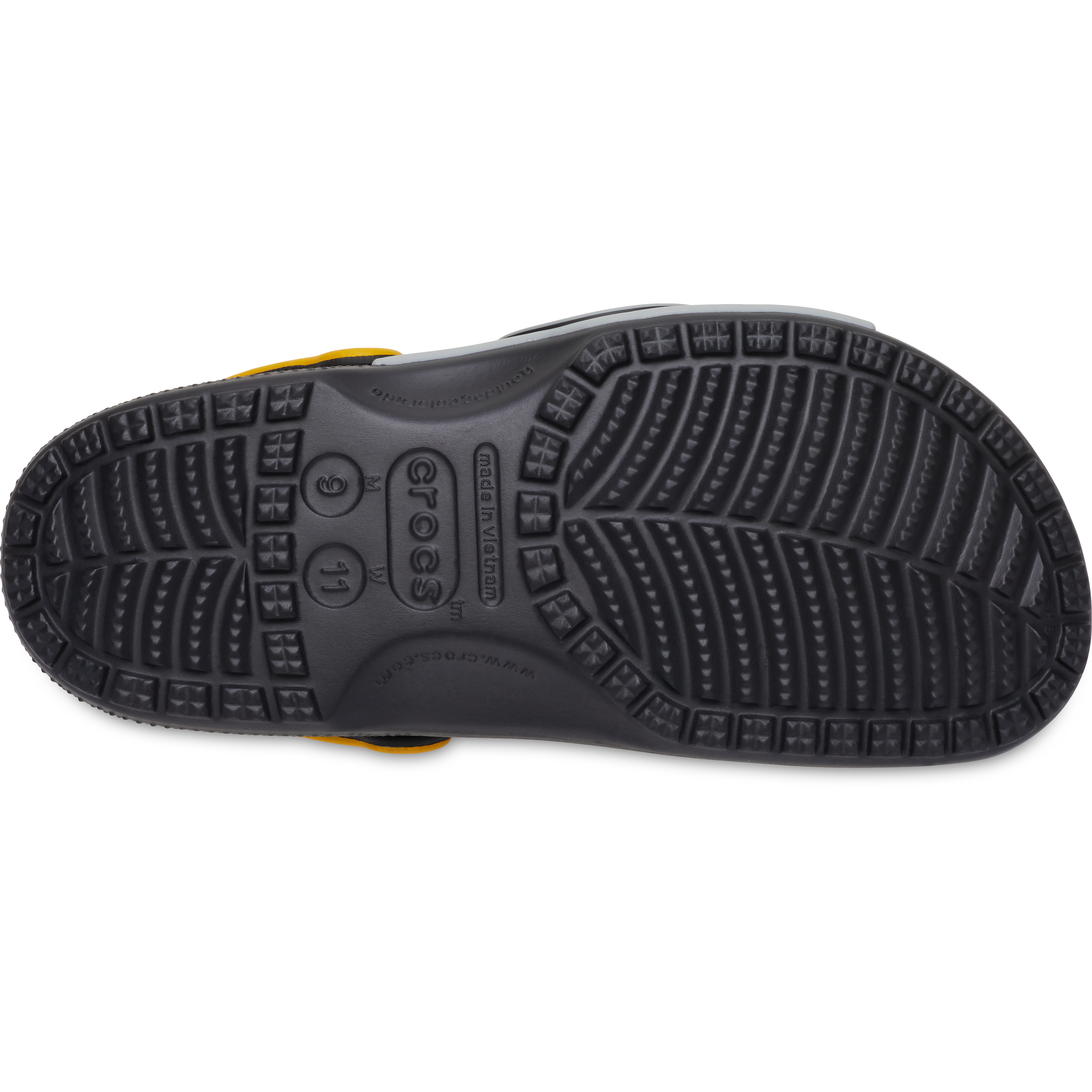 Sabots classiques unisexes Crocs noirs Pittsburgh Steelers