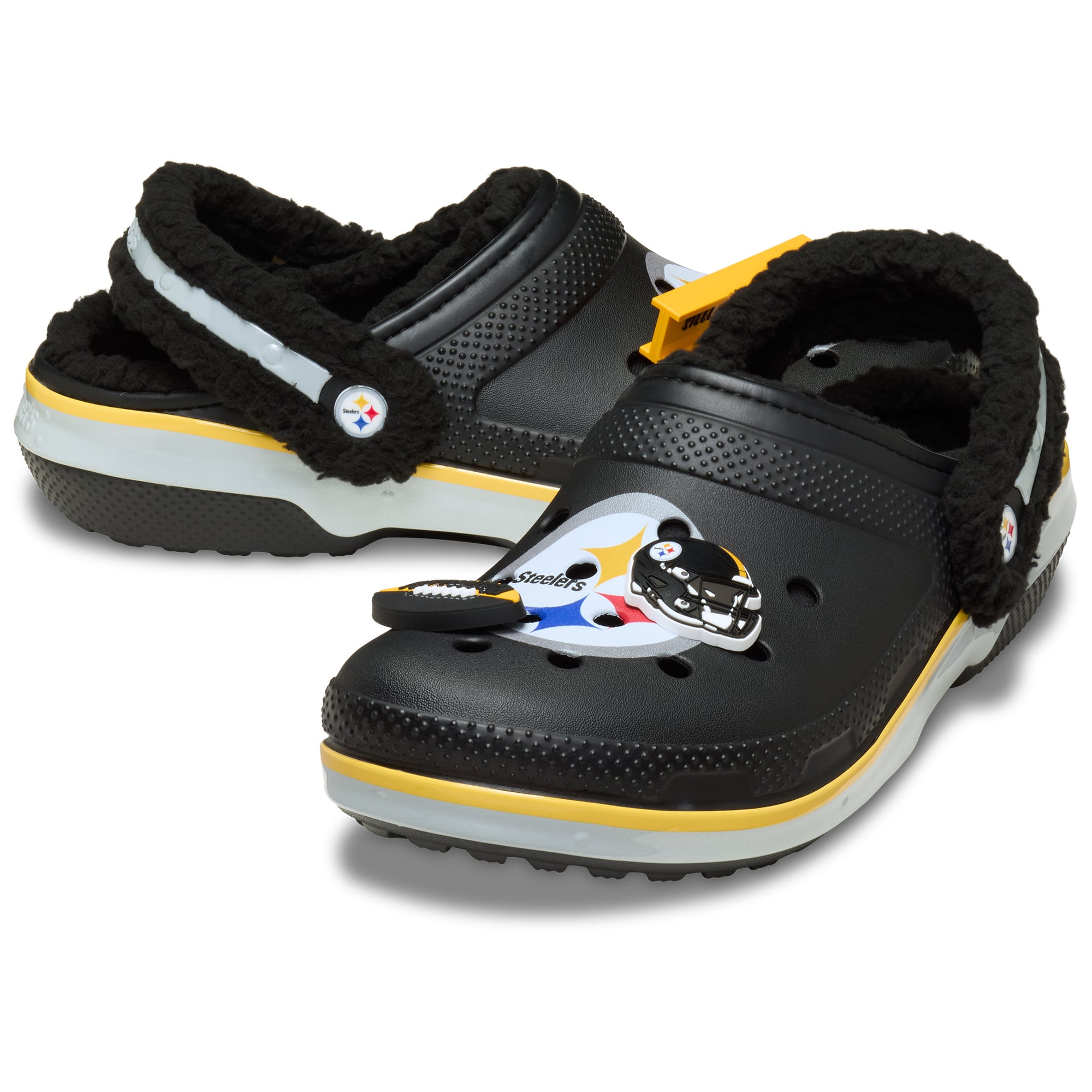 Sabots Crocs Pittsburgh Steelers Classic doublés, unisexes