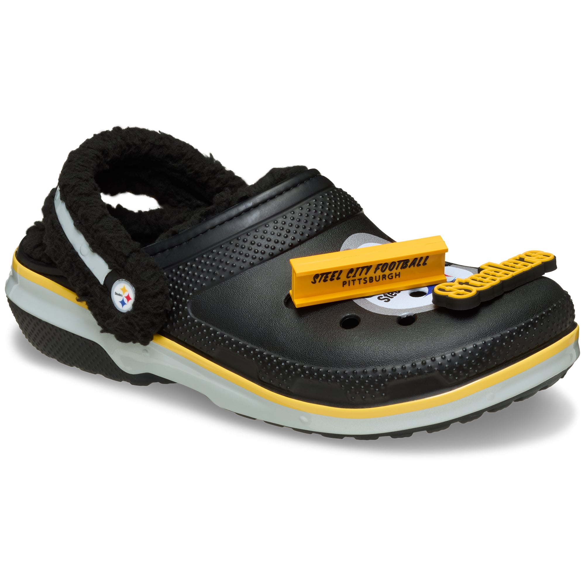 Sabots Crocs Pittsburgh Steelers Classic doublés, unisexes
