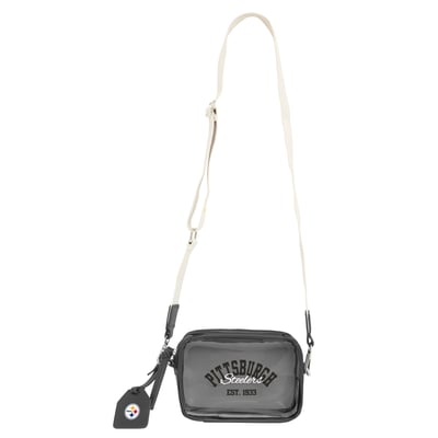 WEAR by Erin Andrews Pittsburgh Steelers Sheer Color Crossbody Bag
