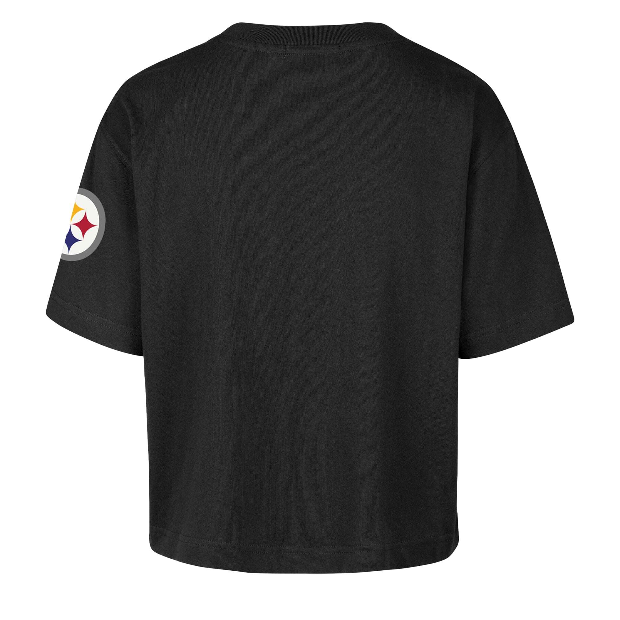 Women's '47 Black Pittsburgh Steelers Call Out Reed City T-Shirt