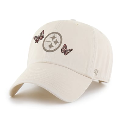 Pittsburgh Steelers '47 Women's Icon Clean Up Adjustable Hat - Natural