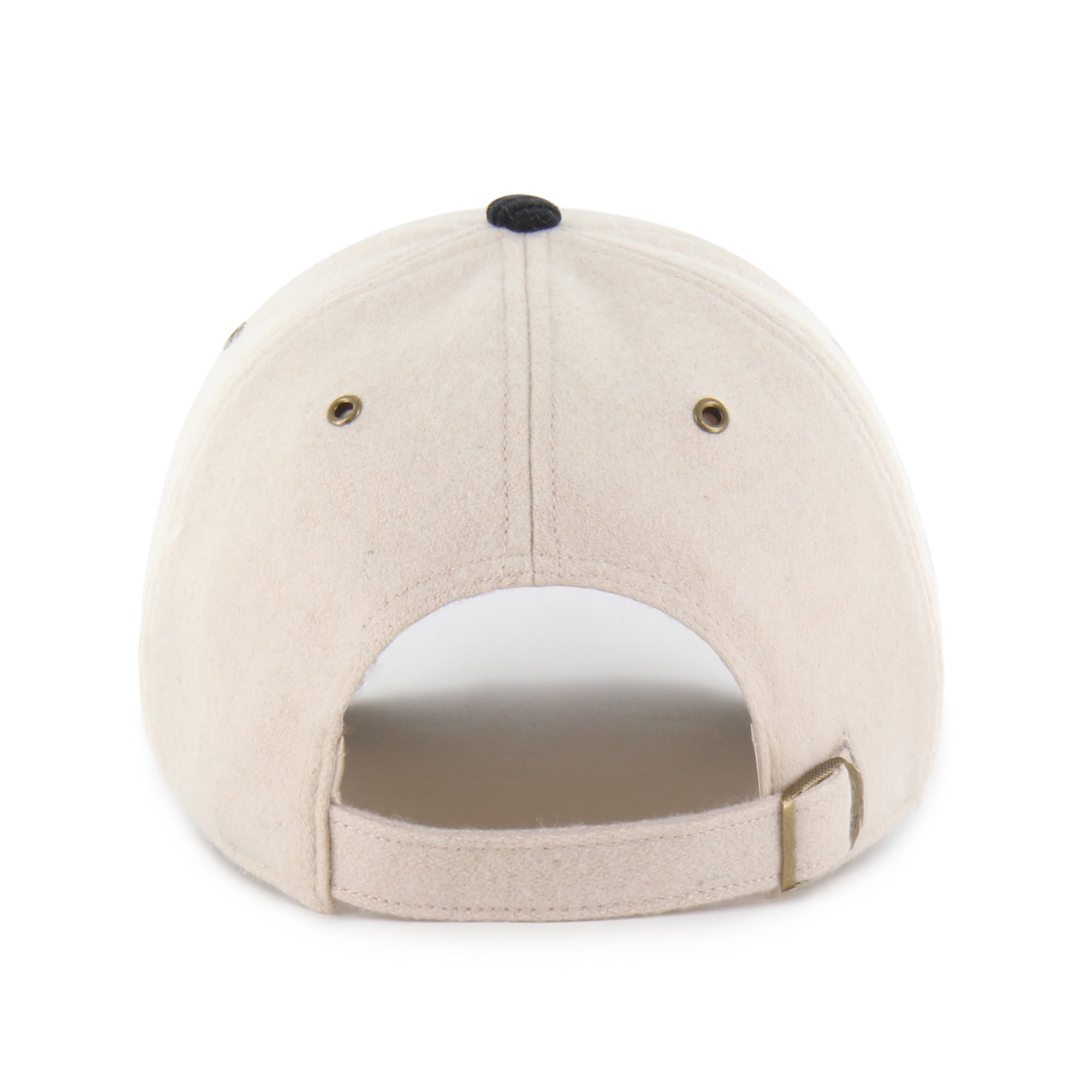 Women's '47 Natural/Black Pittsburgh Steelers Rope Script Clean Up Adjustable Hat