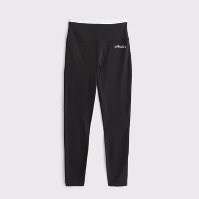 Pittsburgh Steelers Abercrombie & Fitch Women's YPB studioFLEX 7/8-Length Legging - Black