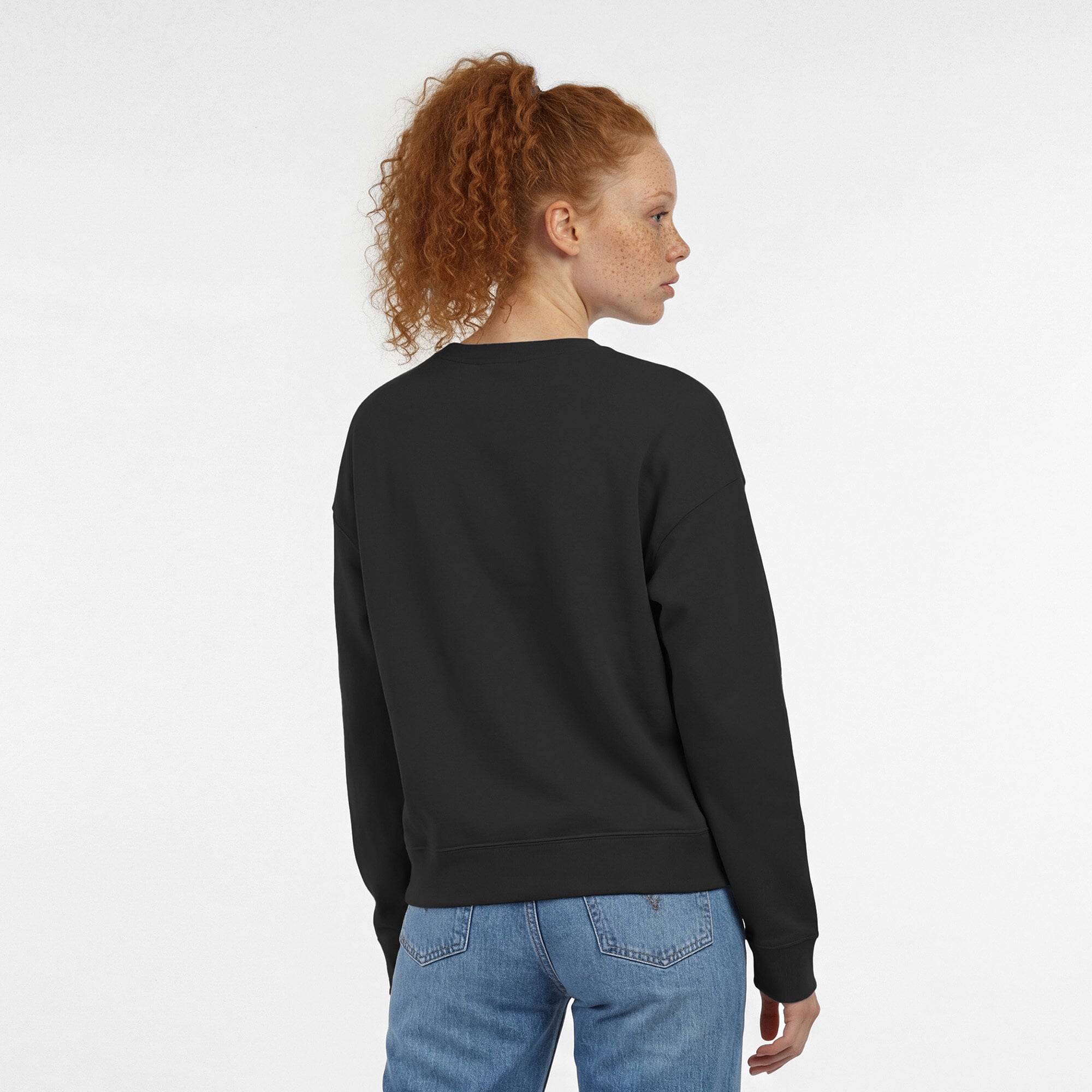 Sweat-shirt Champion noir Pittsburgh Steelers Heart & Soul Powerblend pour femme