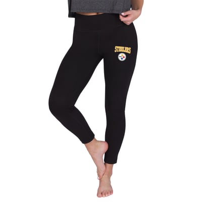 Pittsburgh Steelers Concepts Sport Women's Sentry Knit Leggings - Black

