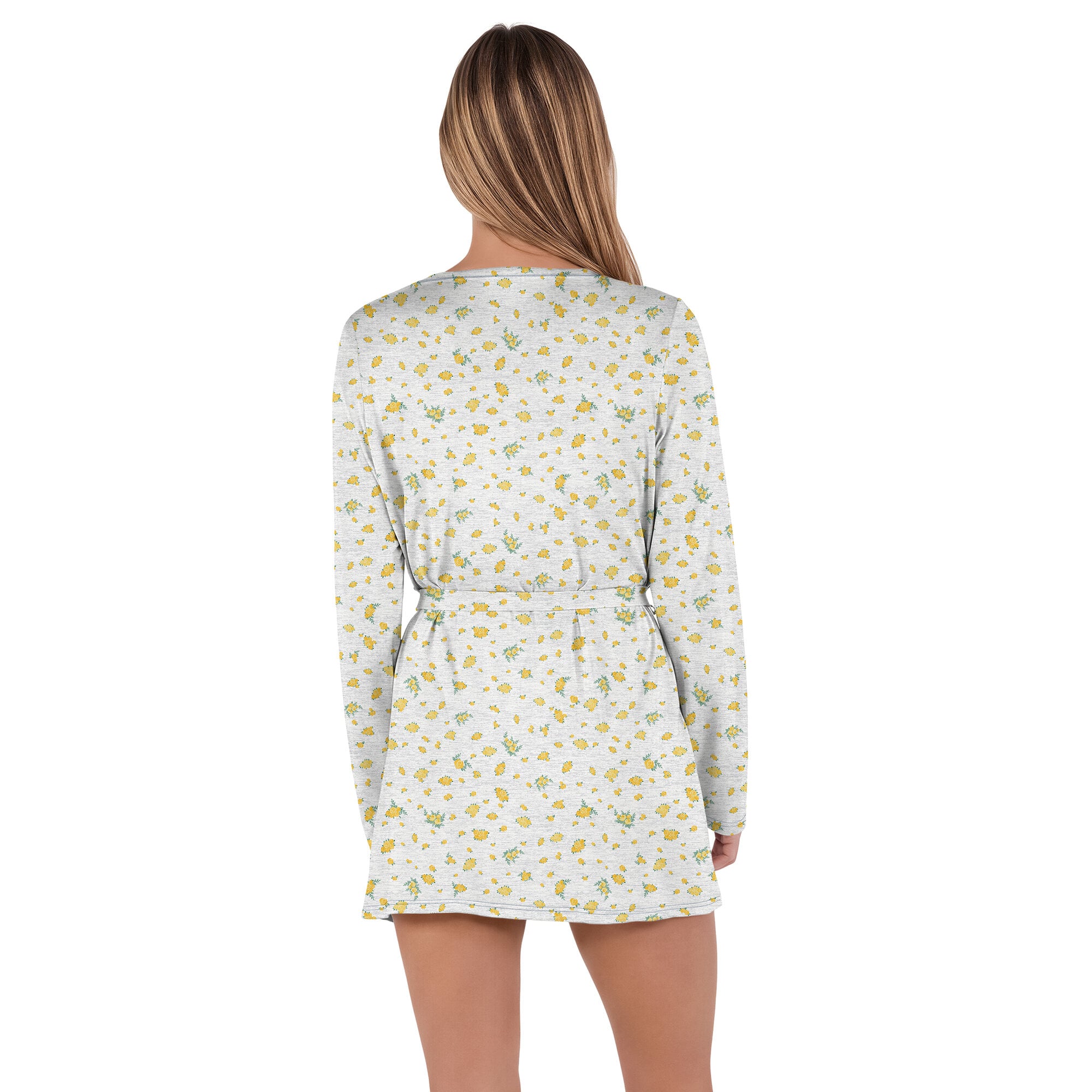 Ensemble de nuit en maille Cora Hacci Pittsburgh Steelers Concepts Sport pour femme, gris chiné/or