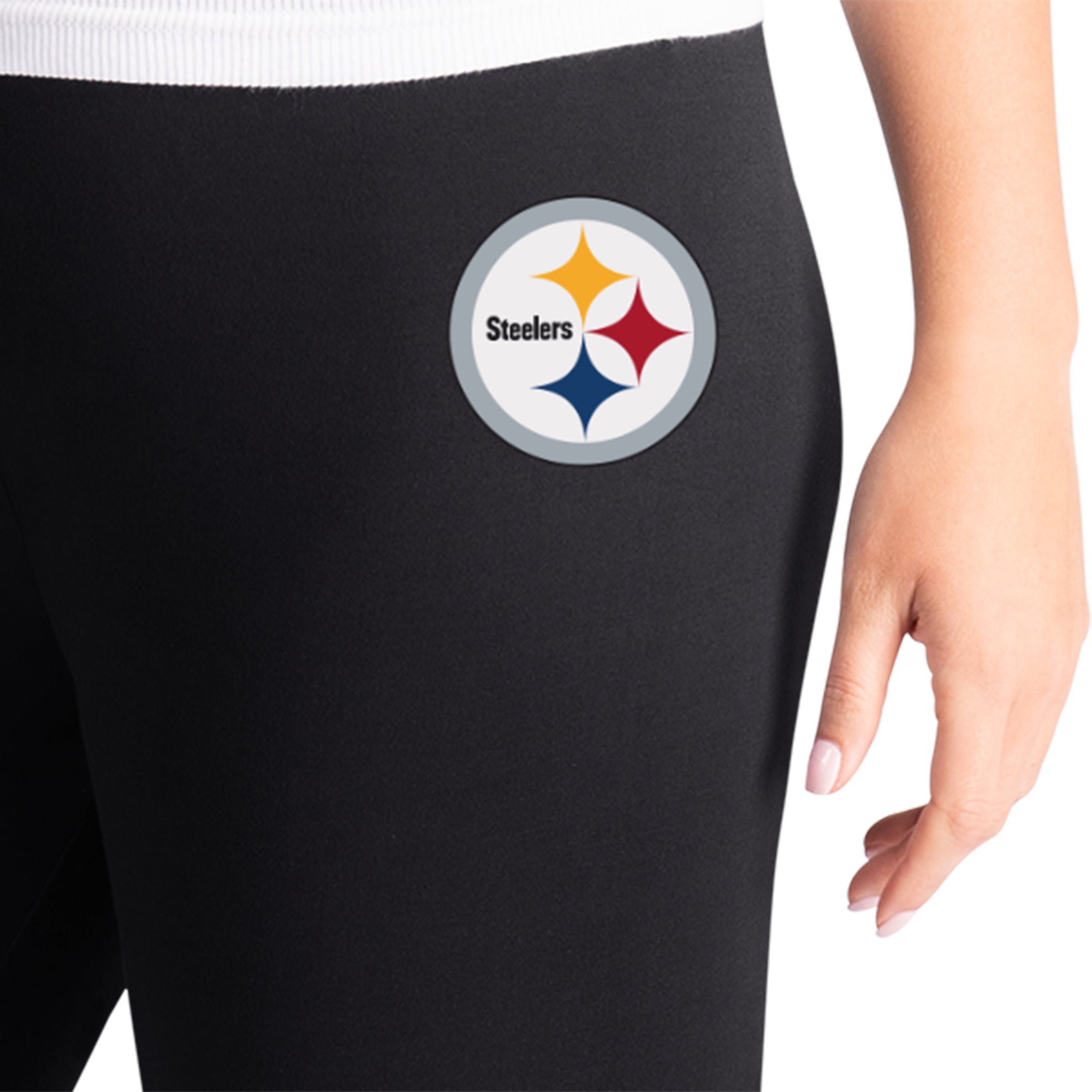 Leggings d'avant-match noirs Pittsburgh Steelers G-III 4Her pour femmes par Carl Banks