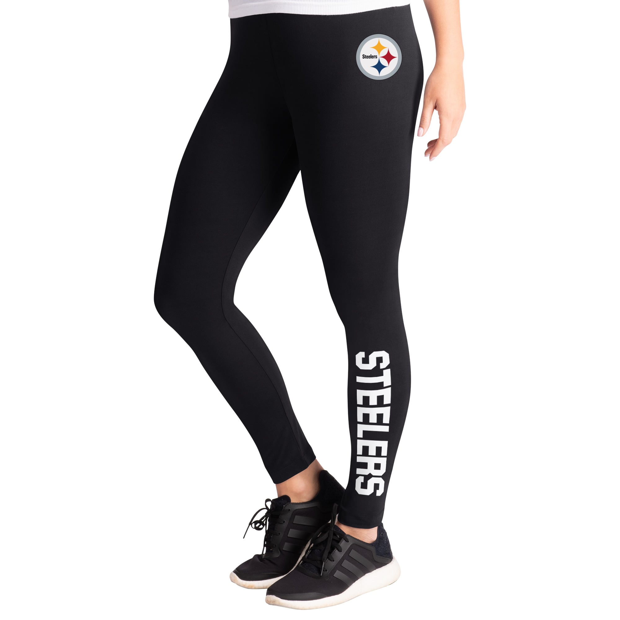 Leggings d'avant-match noirs Pittsburgh Steelers G-III 4Her pour femmes par Carl Banks