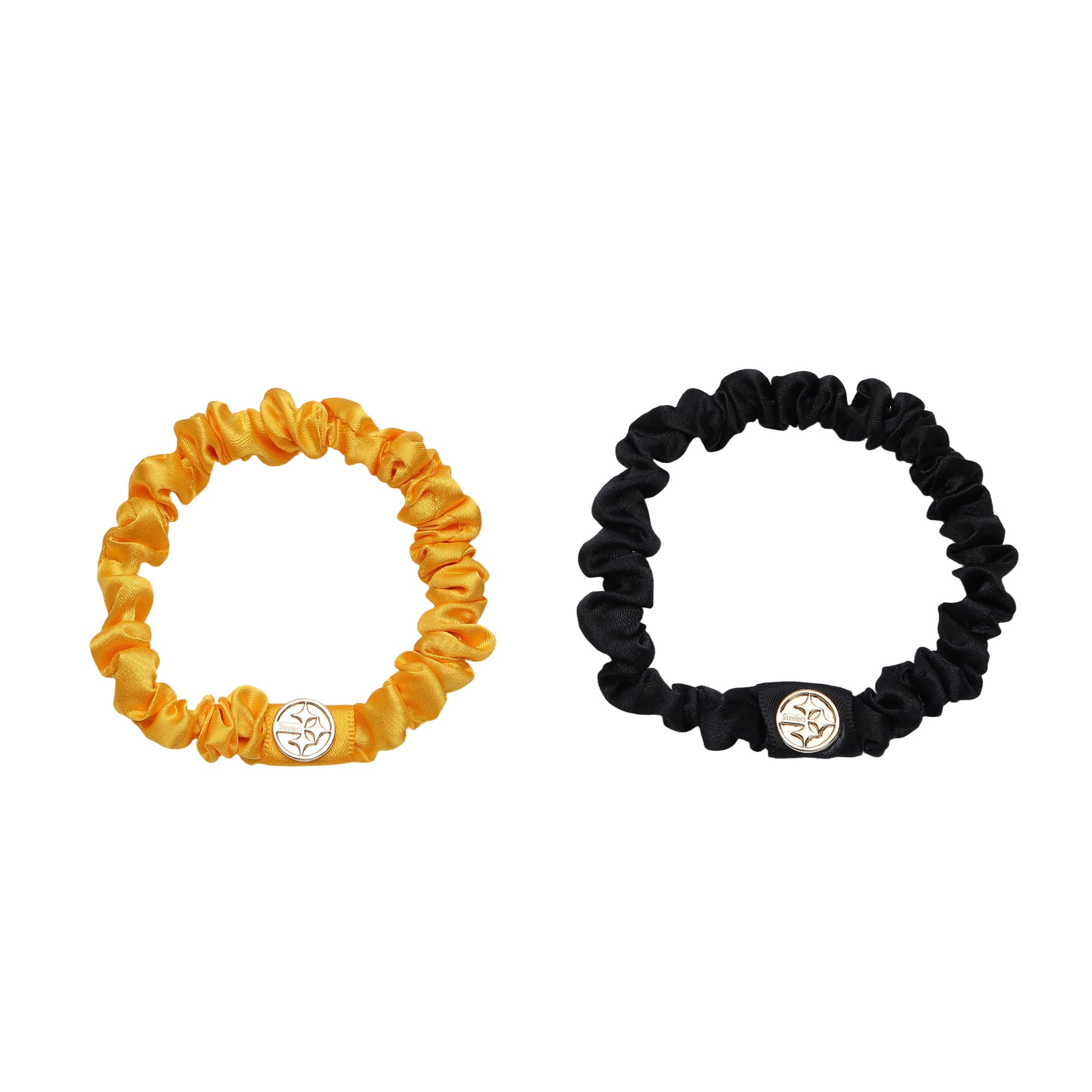 Ensemble de mini chouchous en soie LUV AJ Pittsburgh Steelers pour femmes