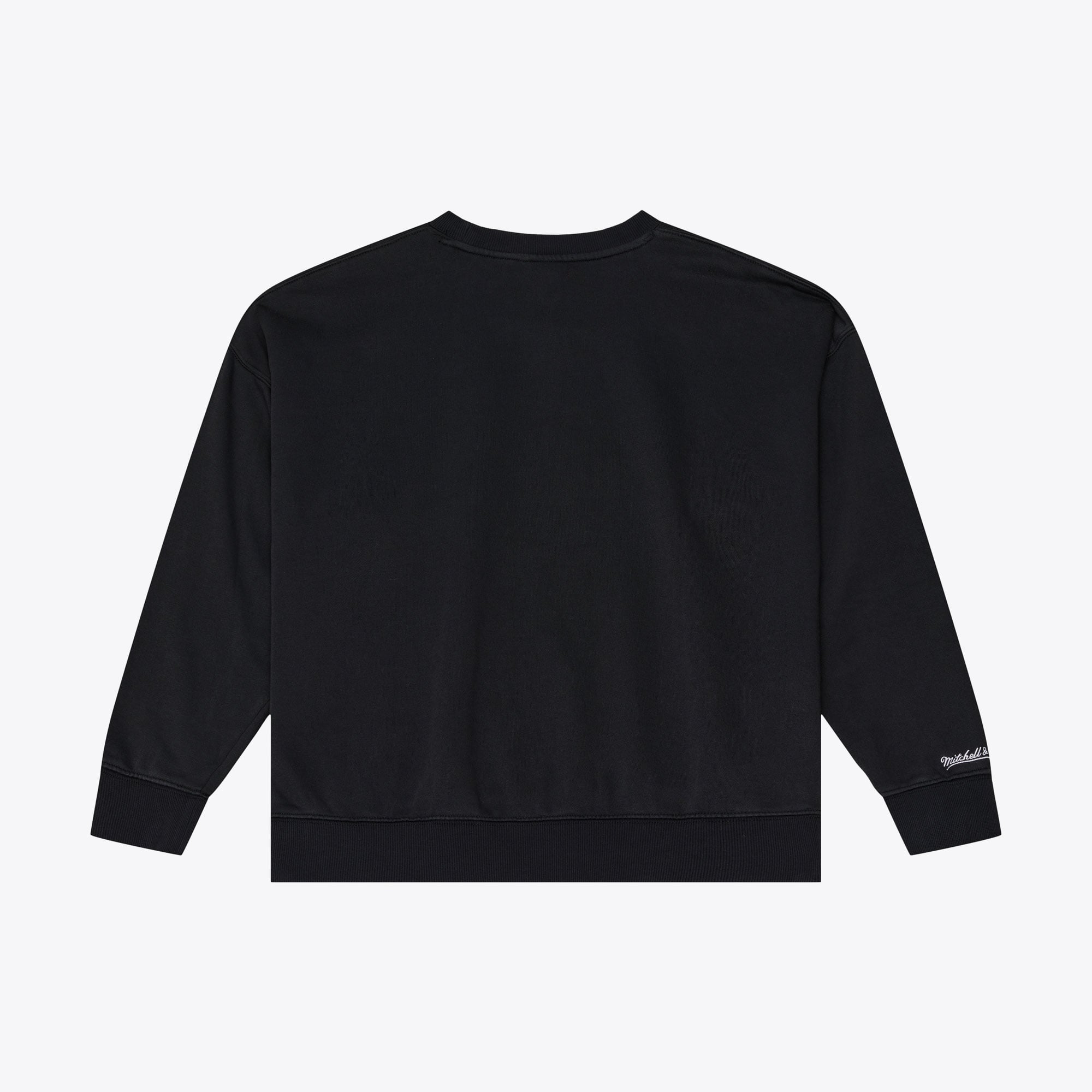 Women's Mitchell & Ness  Black Pittsburgh Steelers Street Graphic Crewneck Sweatshirt