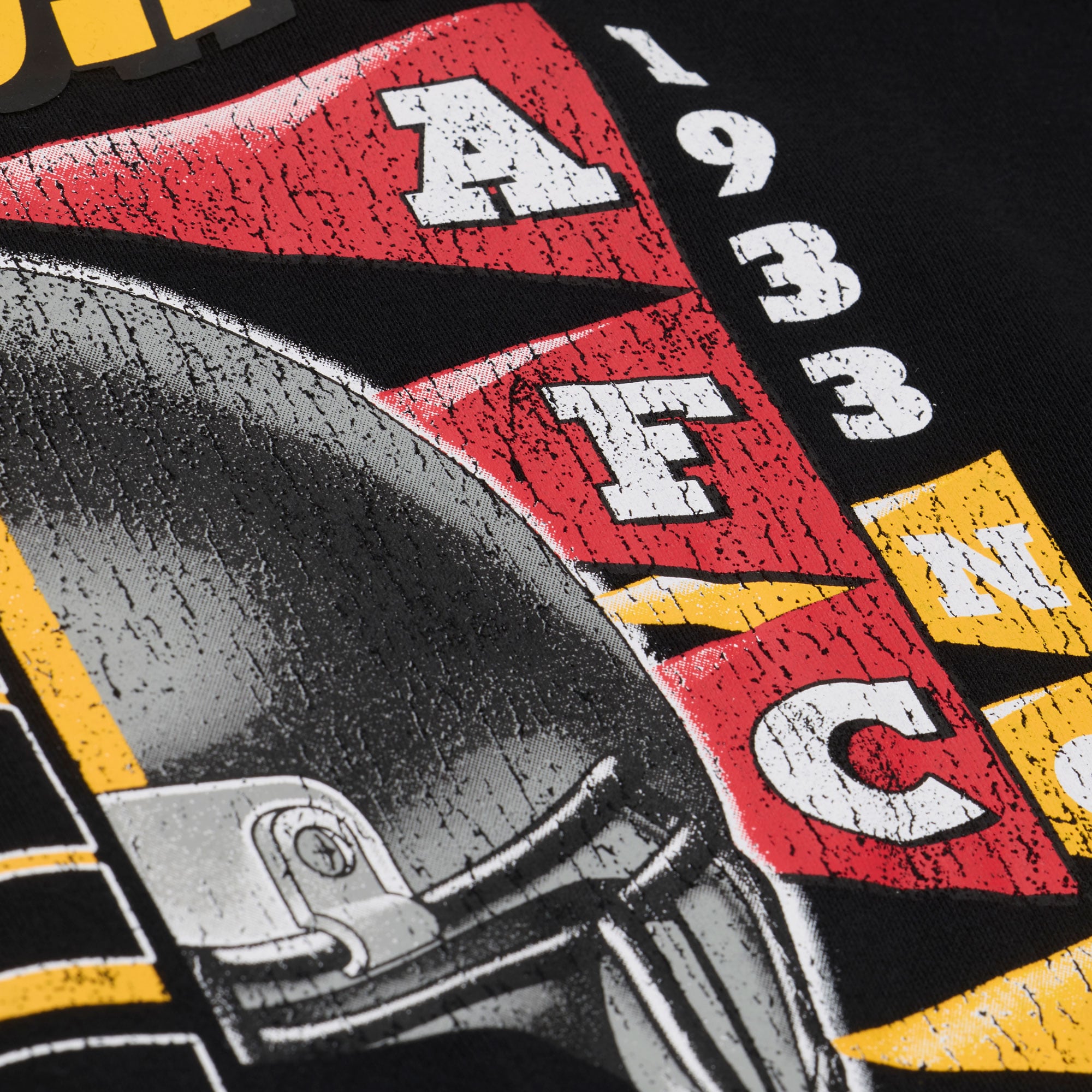 Women's Mitchell & Ness  Black Pittsburgh Steelers Street Graphic Crewneck Sweatshirt