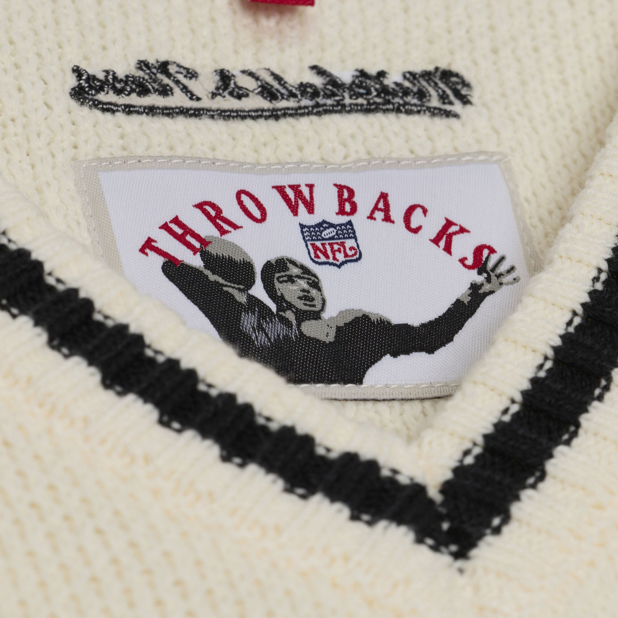Gilet sans manches Mitchell & Ness crème Pittsburgh Steelers Retro Roots pour femme