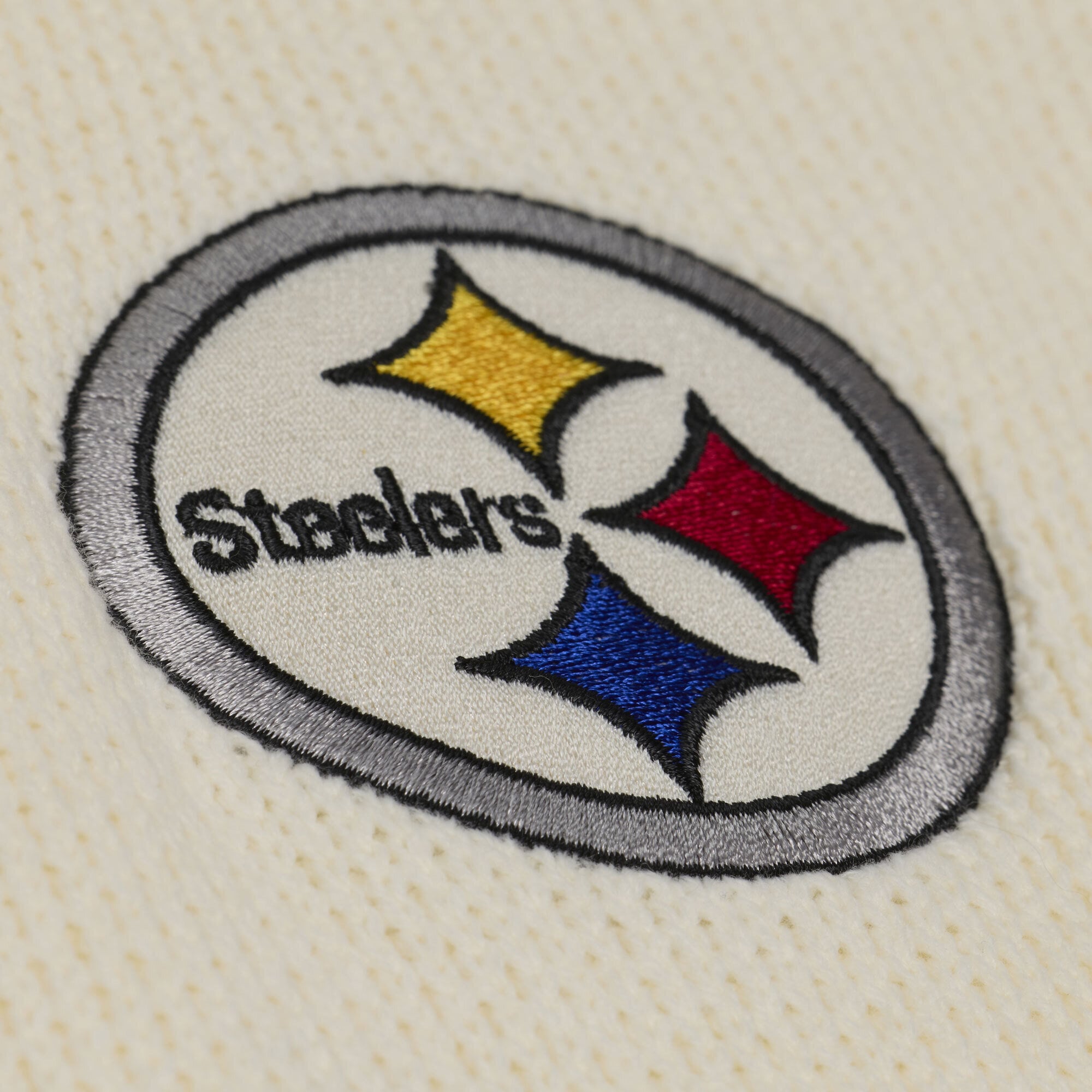 Gilet sans manches Mitchell & Ness crème Pittsburgh Steelers Retro Roots pour femme