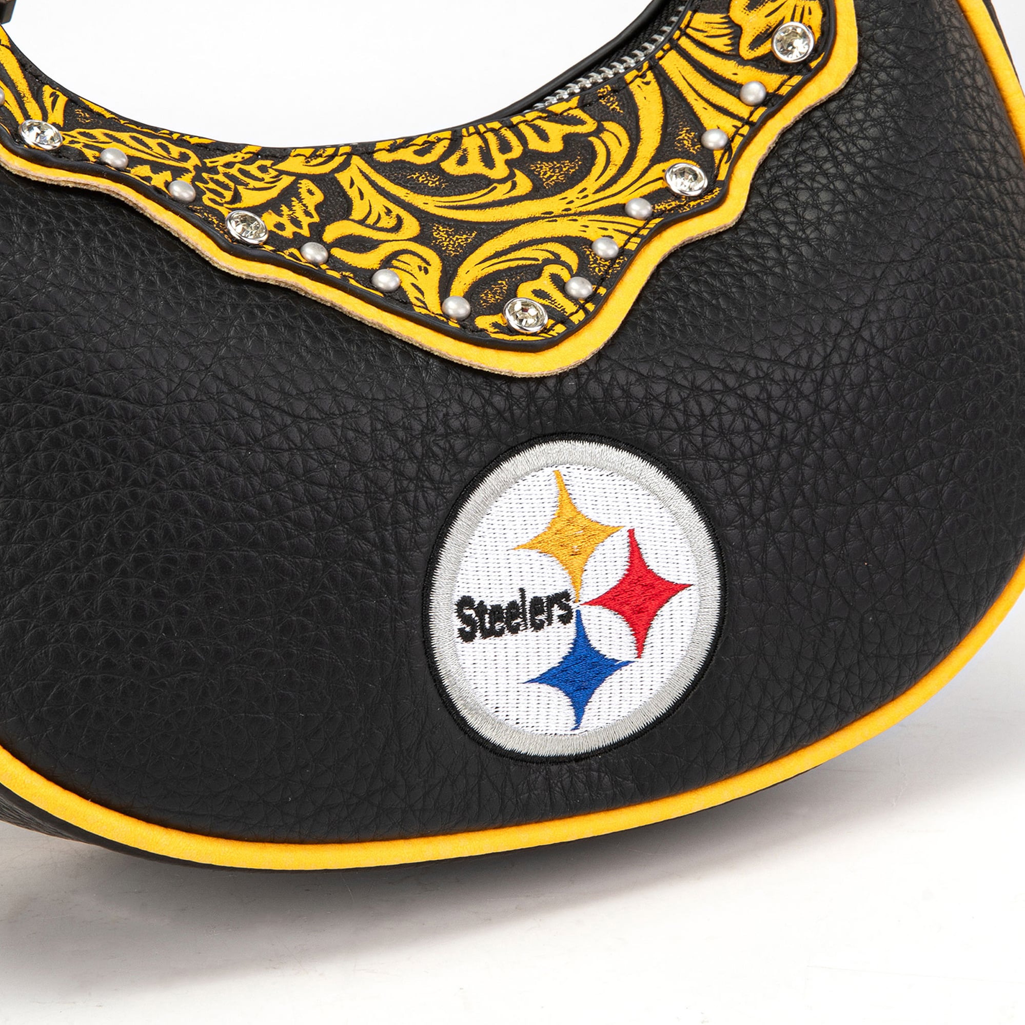 Sac à bandoulière Montana West Pittsburgh Steelers Crescent pour femme