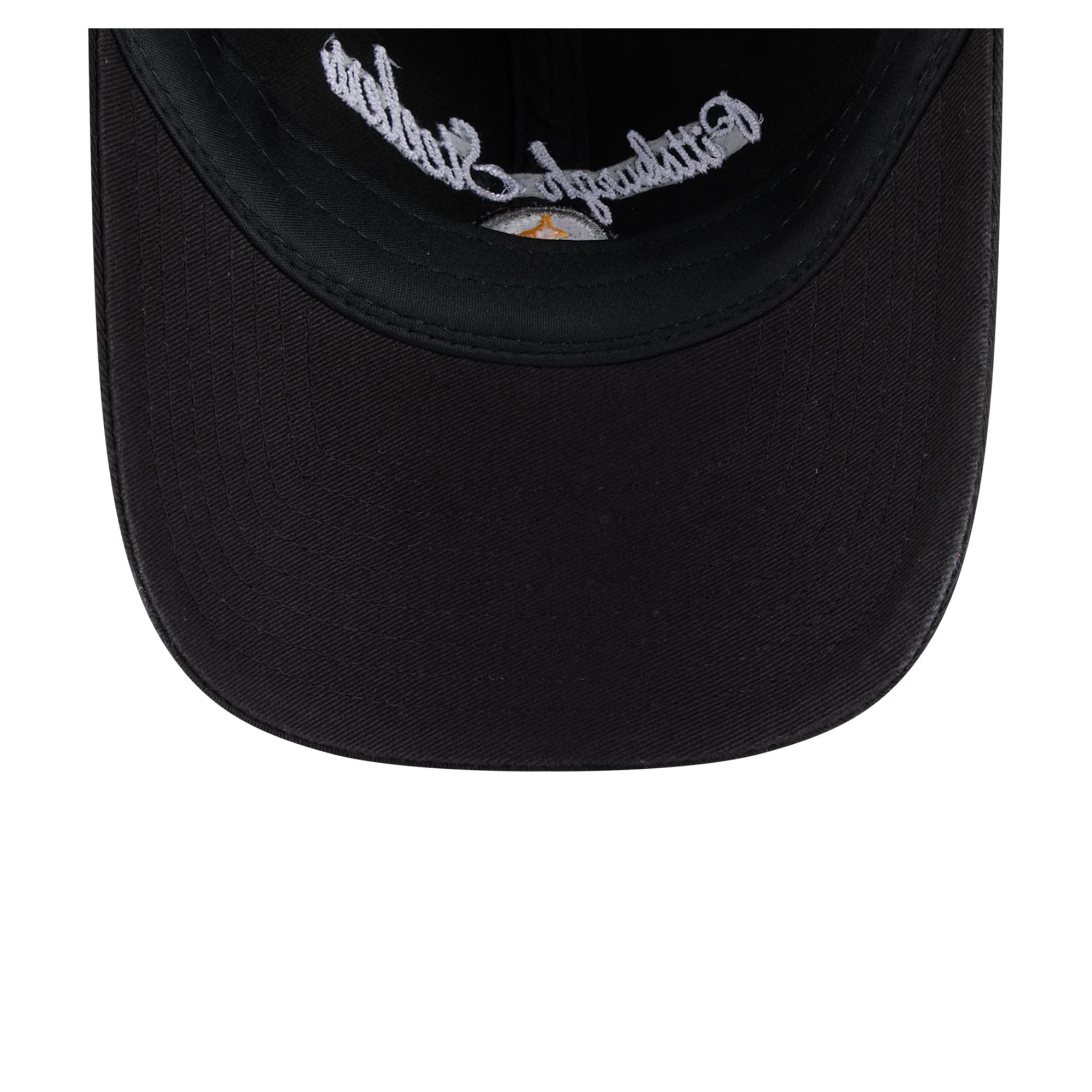 Women's New Era Black Pittsburgh Steelers Script Casual Classic Adjustable Hat