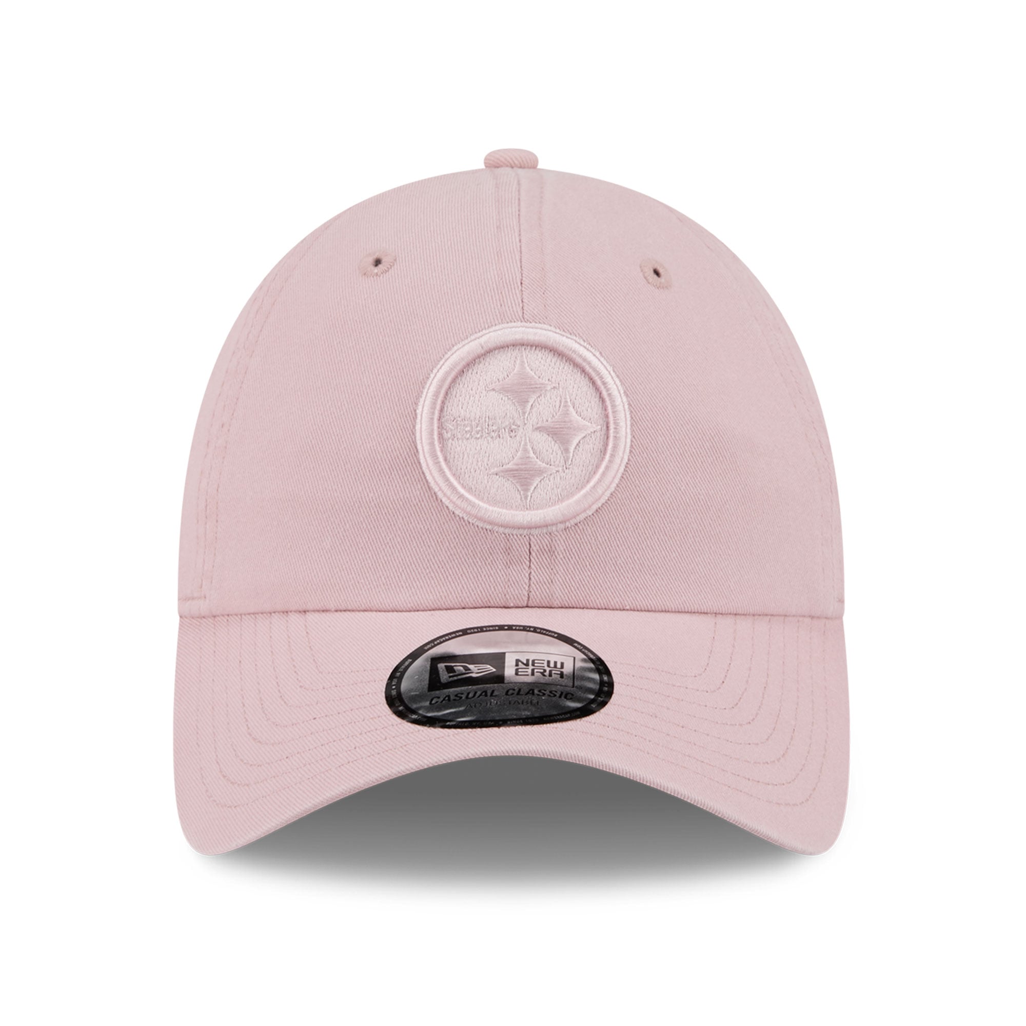 Casquette New Era rose Pittsburgh Steelers pour femme, style classique décontracté et ajustable