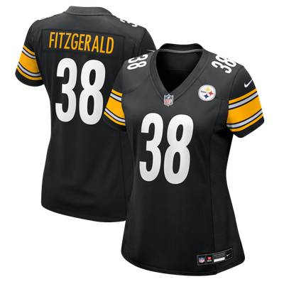 Bishop Fitzgerald Pittsburgh Steelers Nike Women's Team Game Jersey - Black