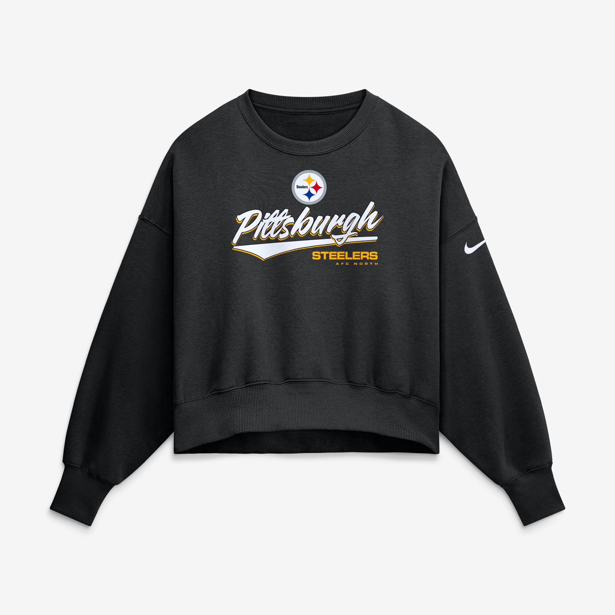 Women's Nike Pittsburgh Steelers Oversized Phoenix Fleece Sweatshirt