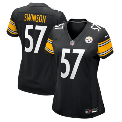 Bradyn Swinson Pittsburgh Steelers Nike Women's Team Game Jersey - Black