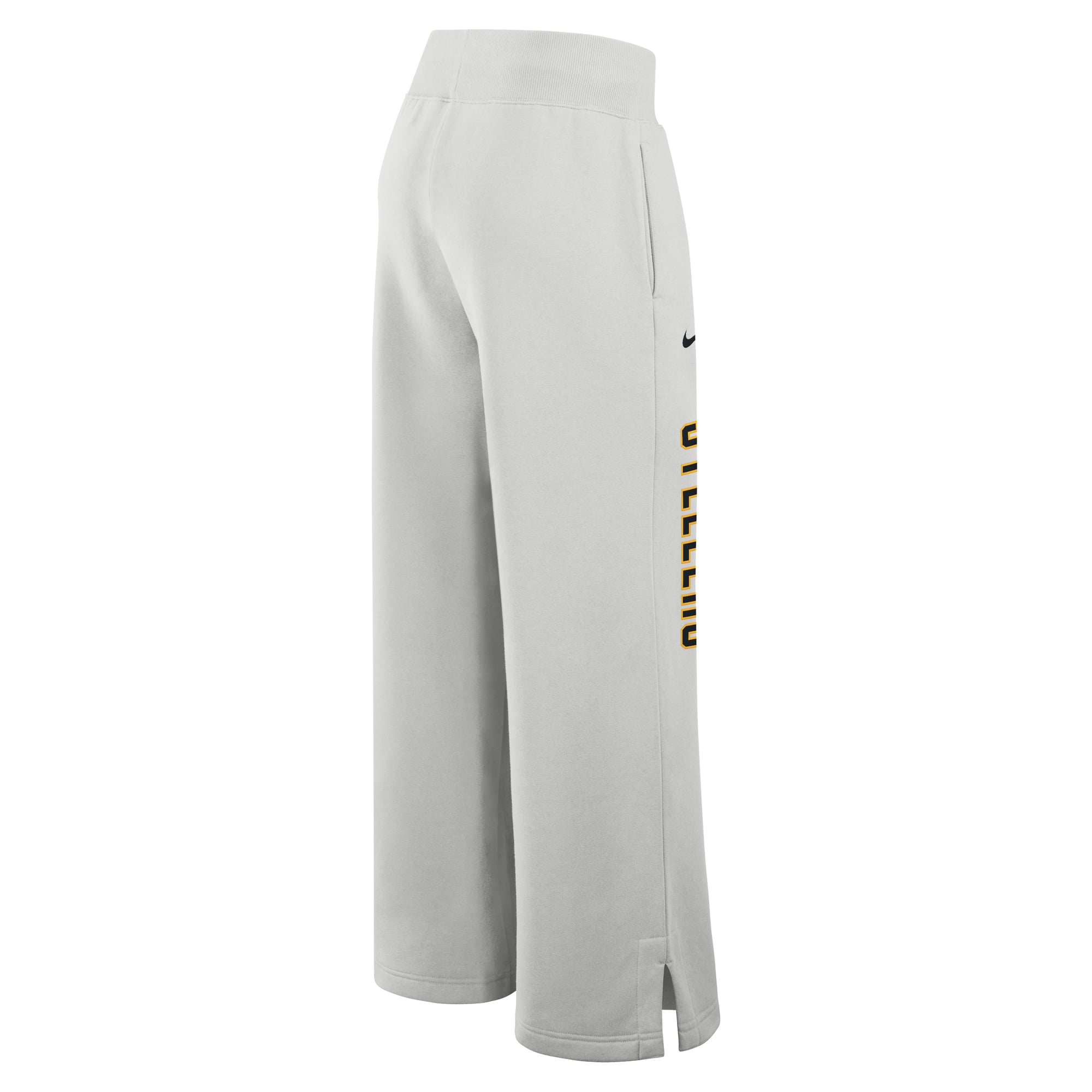 Pantalon de survêtement large en polaire Phoenix gris pour femme, Nike Pittsburgh Steelers