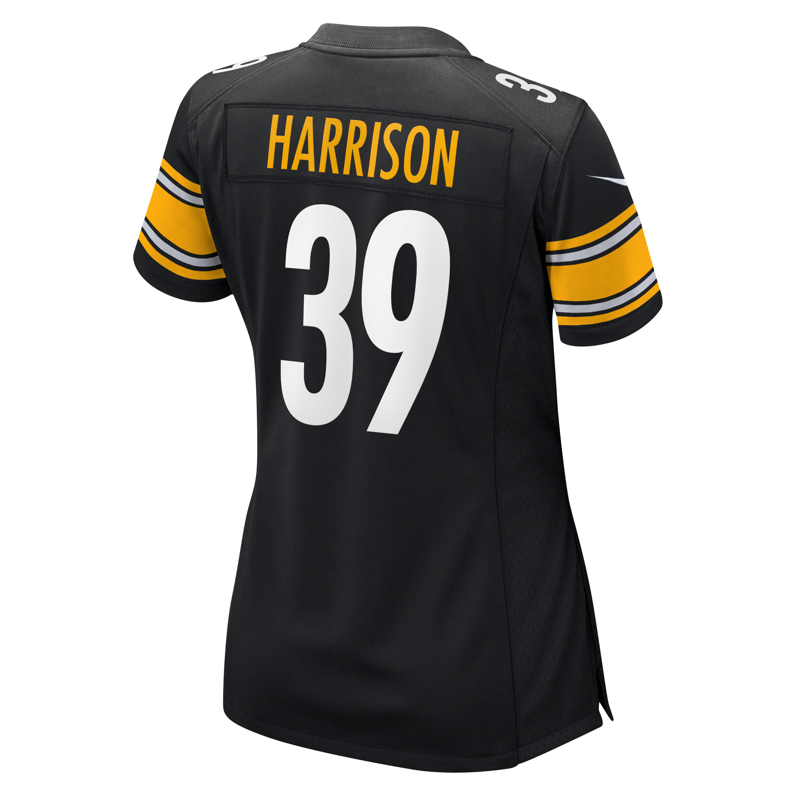 Women's Nike Malik Harrison Black Pittsburgh Steelers Team Game Jersey