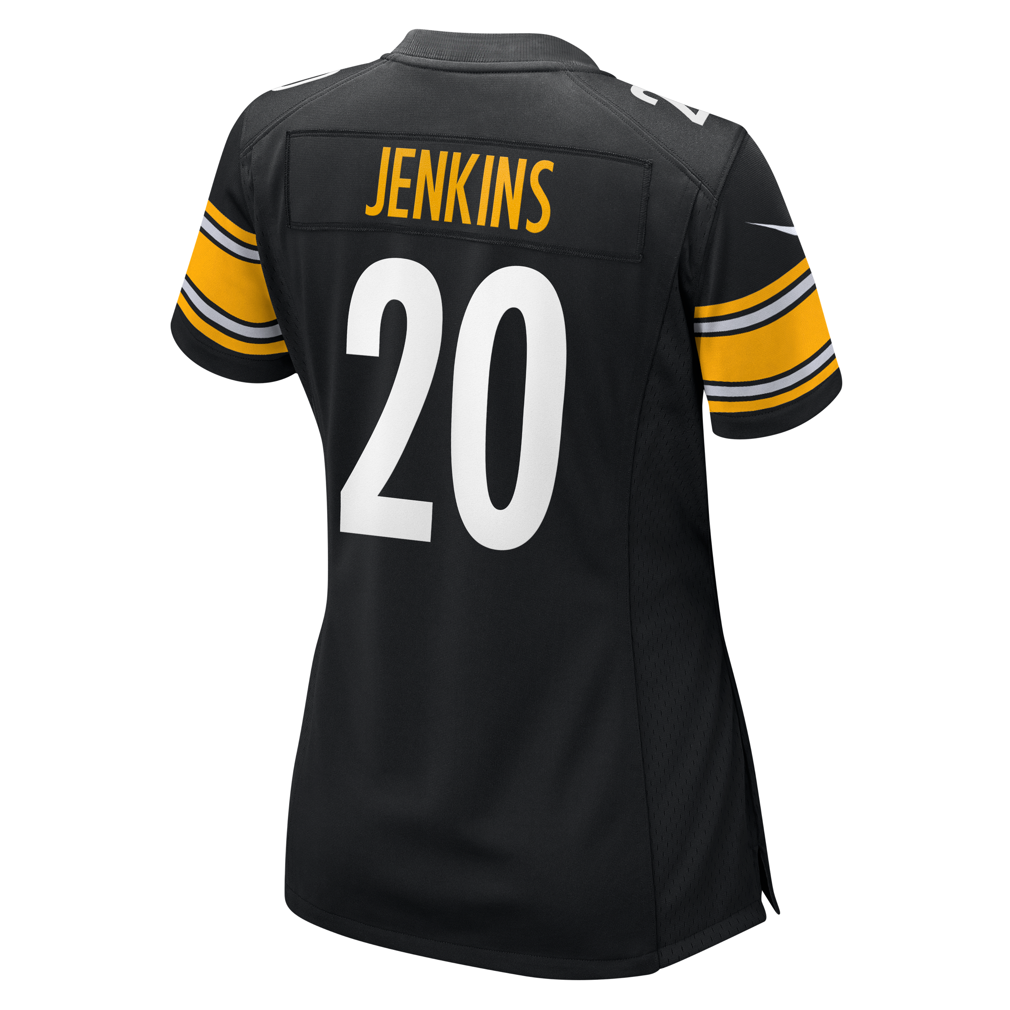 Maillot de match Nike Rayshawn Jenkins noir pour femme, Pittsburgh Steelers
