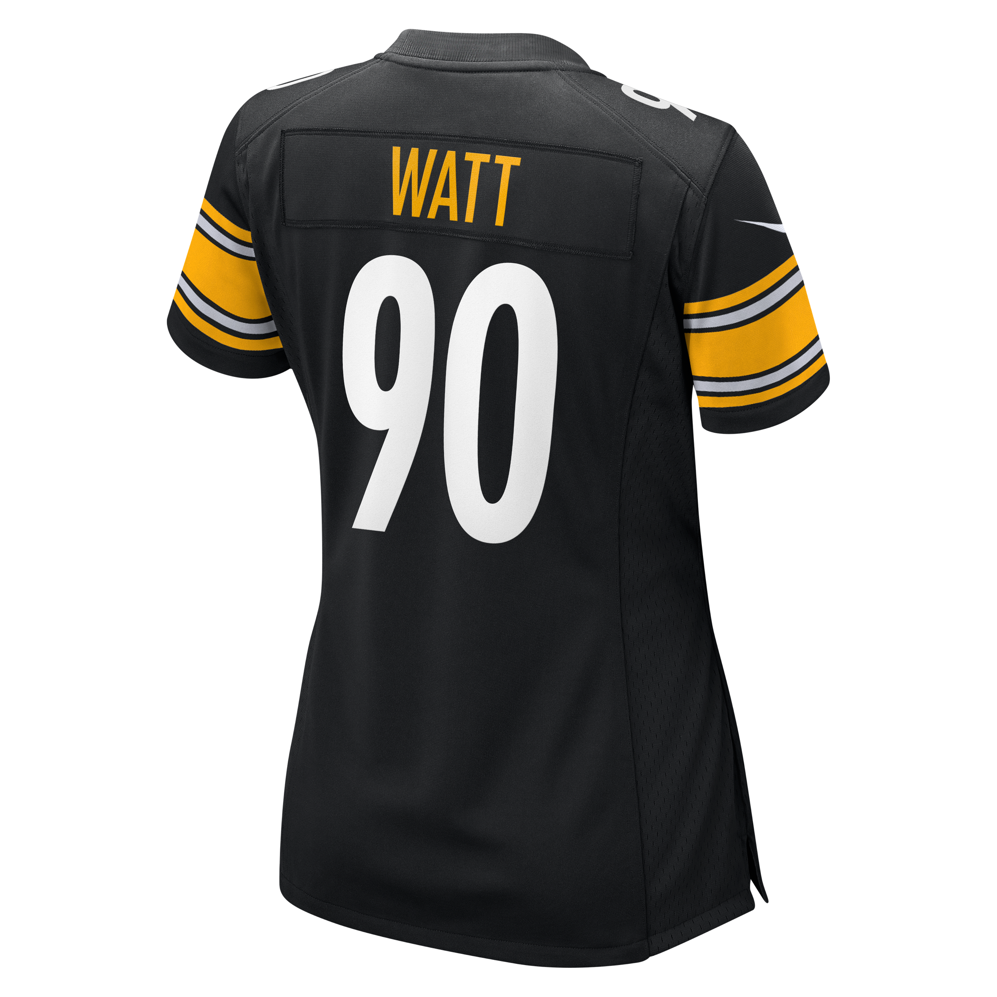 Maillot Nike T.J. Watt doré pour femme, modèle alternatif des Steelers de Pittsburgh, édition 1933