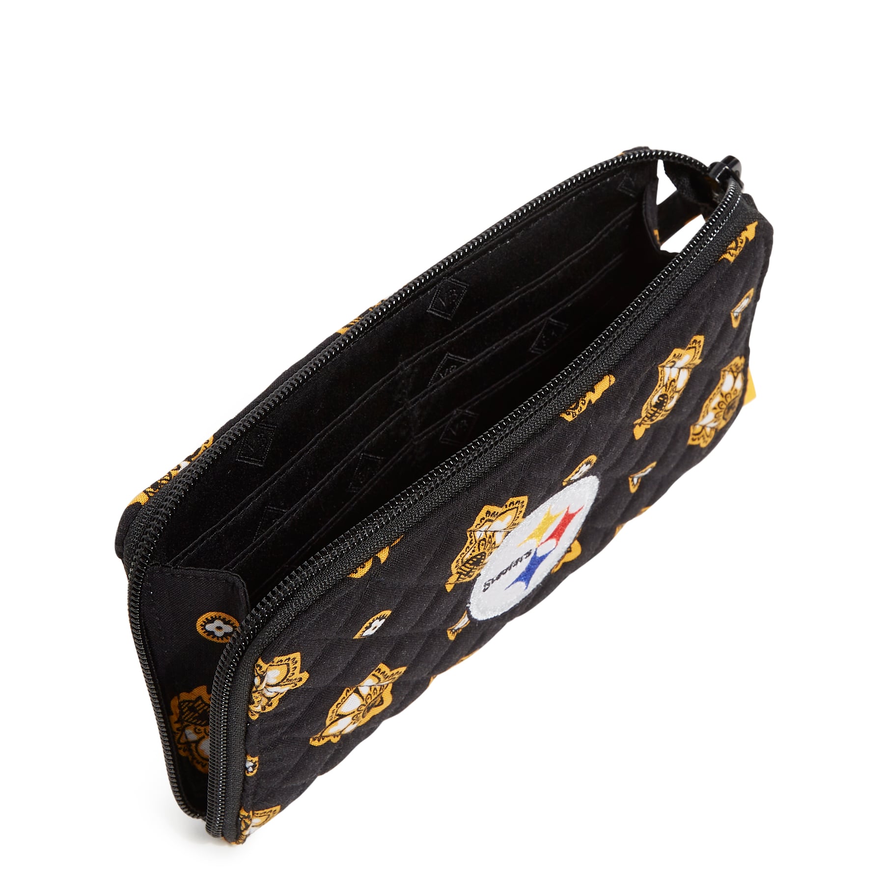 Women's Vera Bradley Pittsburgh Steelers RFID Front-Zip Wristlet