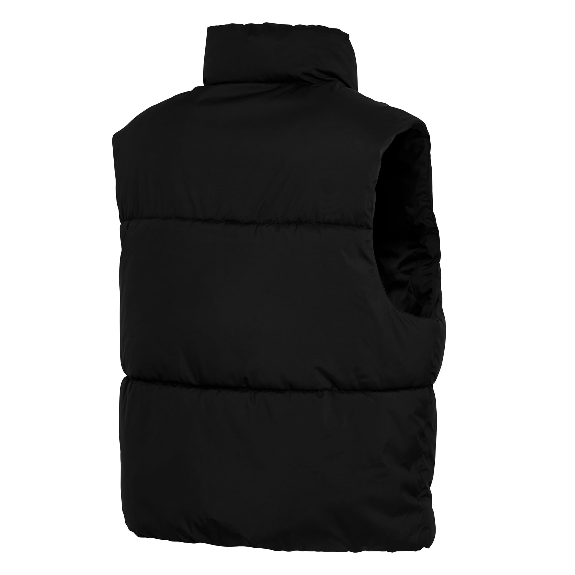 Women's WEAR by Erin Andrews  Black Pittsburgh Steelers Cropped Puffer Full-Zip Vest