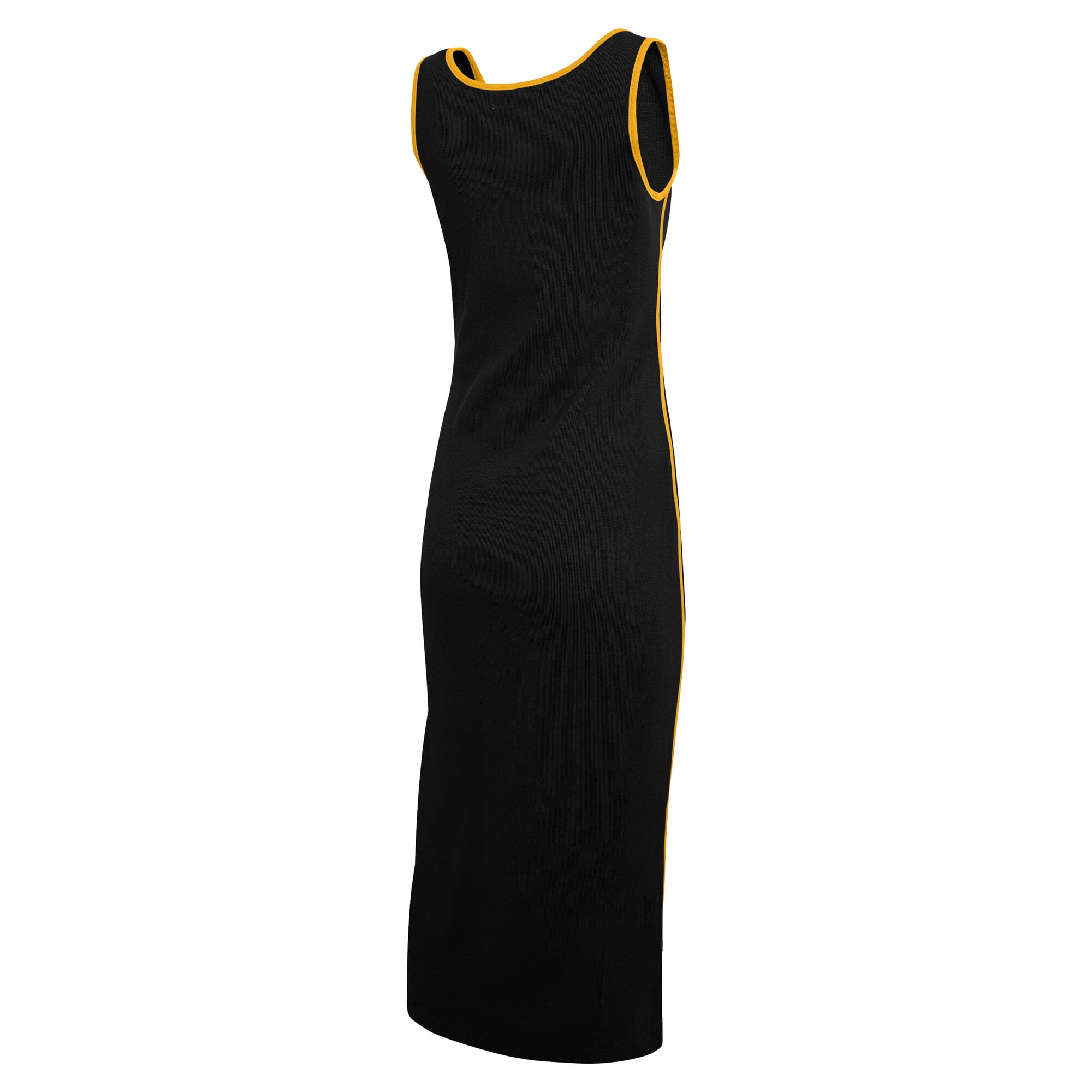 Robe débardeur côtelée noire Pittsburgh Steelers de la marque WEAR by Erin Andrews pour femme