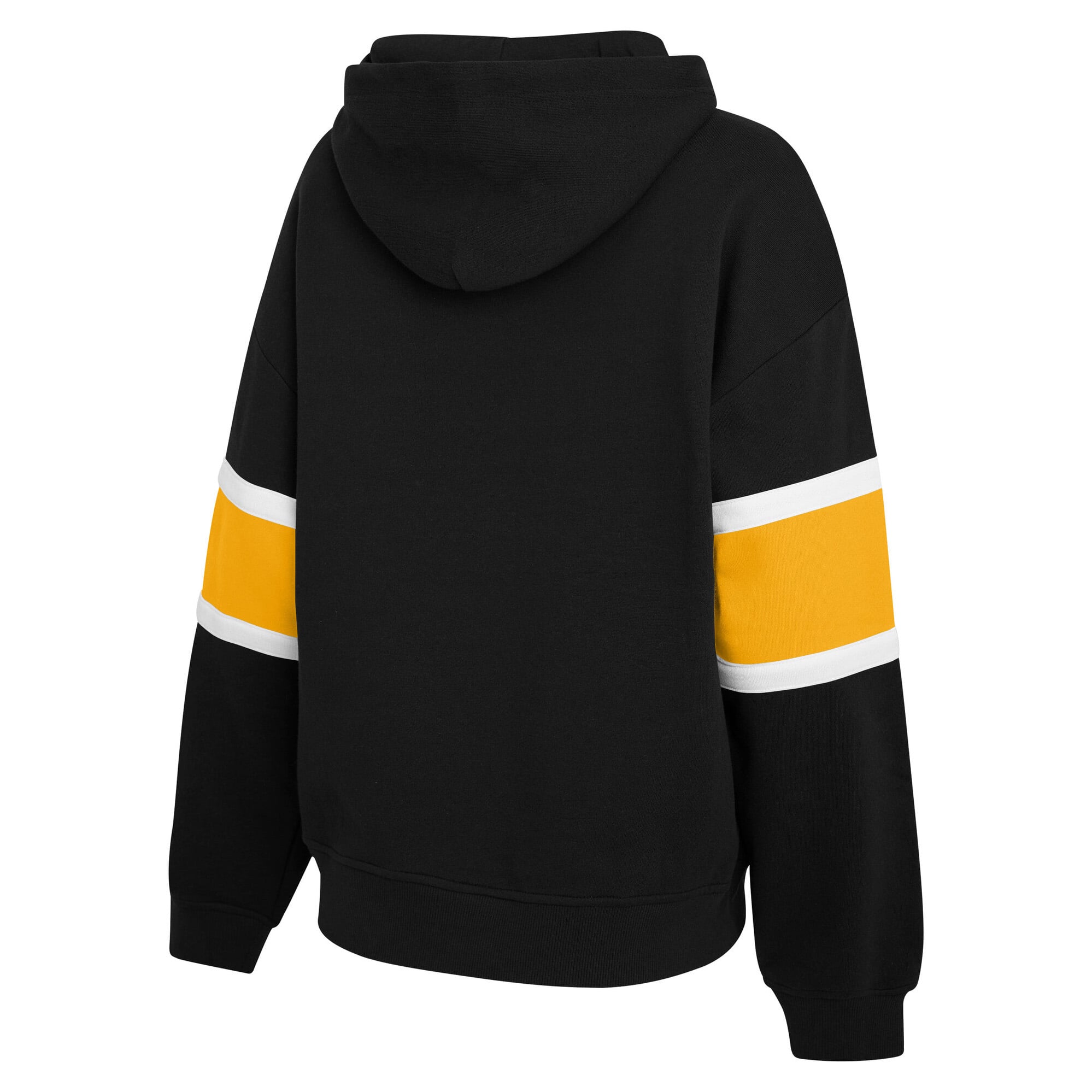 Sweat à capuche rayé noir Pittsburgh Steelers pour femme de la marque WEAR by Erin Andrews