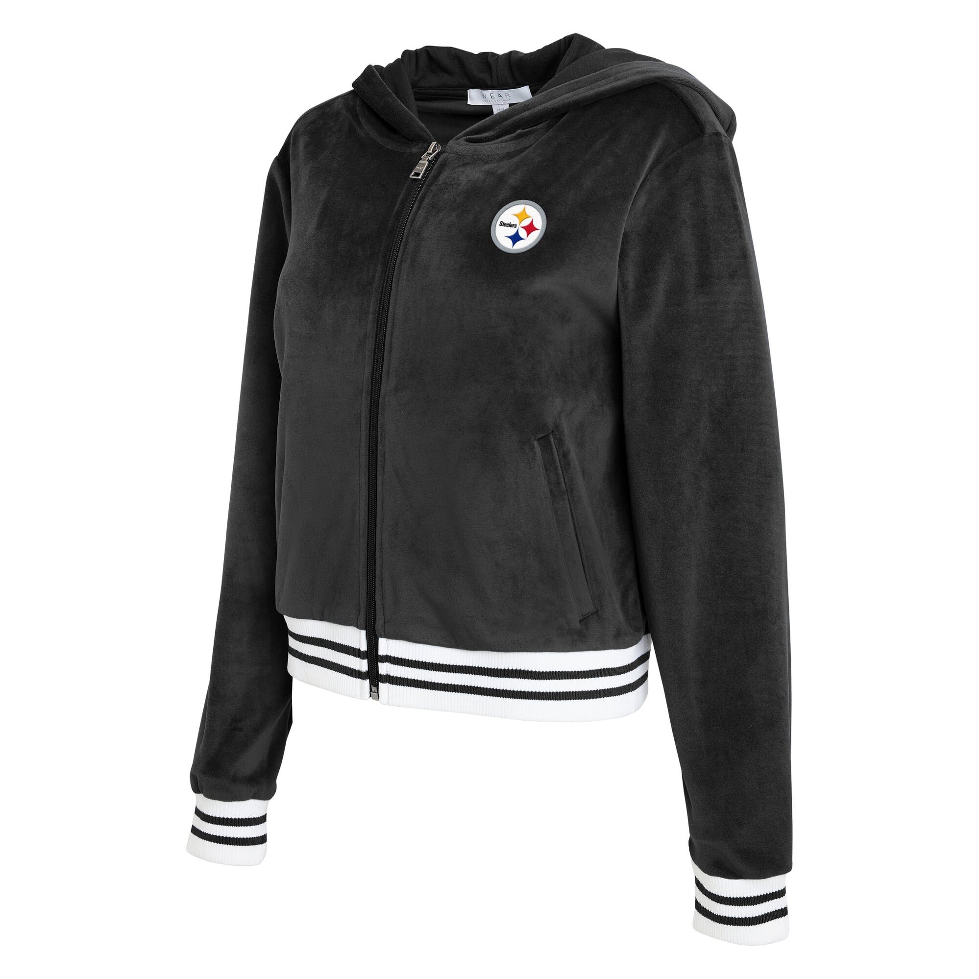 Survêtement en velours noir Pittsburgh Steelers pour femme, de la marque WEAR by Erin Andrews