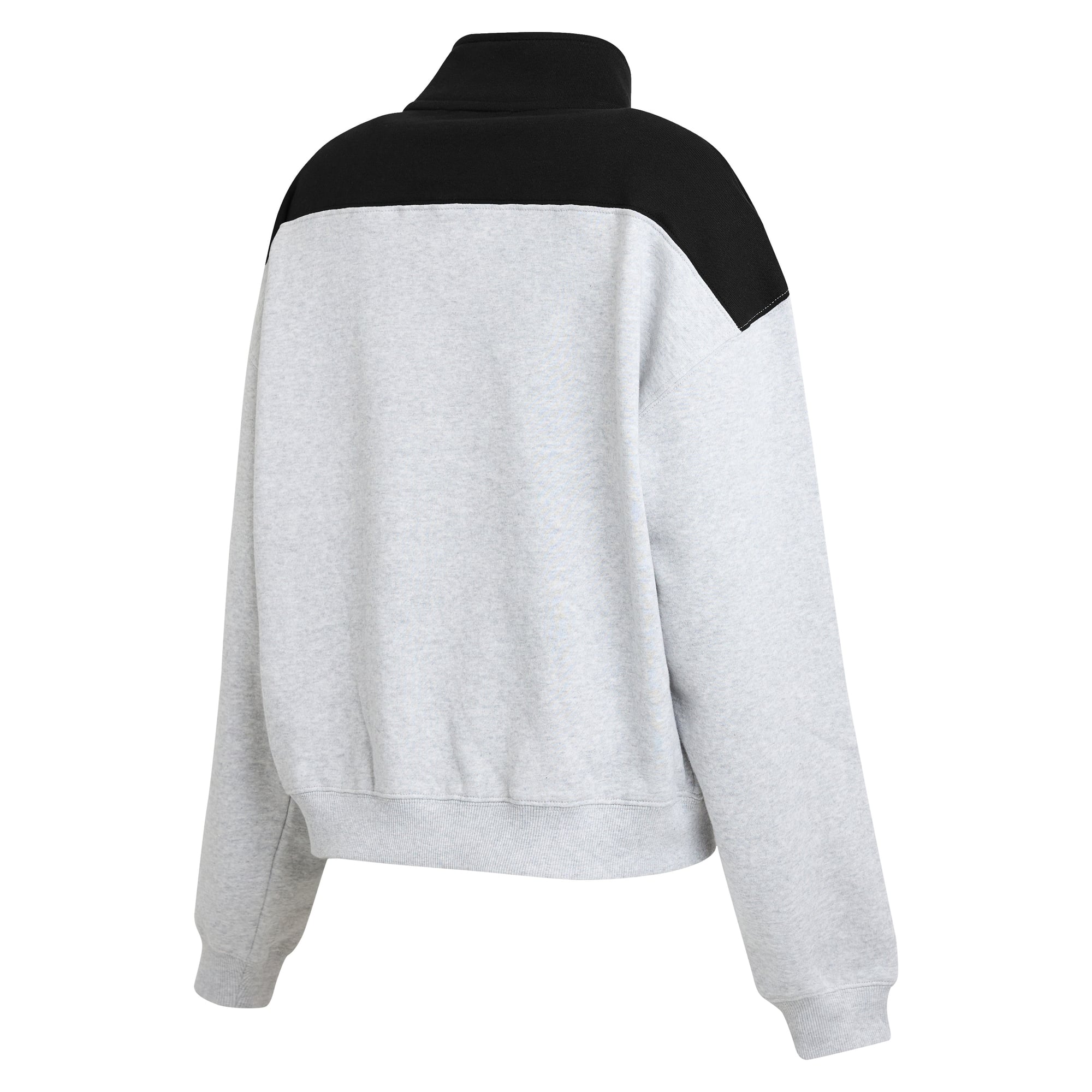 Pull à demi-zip Pittsburgh Steelers gris chiné de la marque WEAR by Erin Andrews pour femme