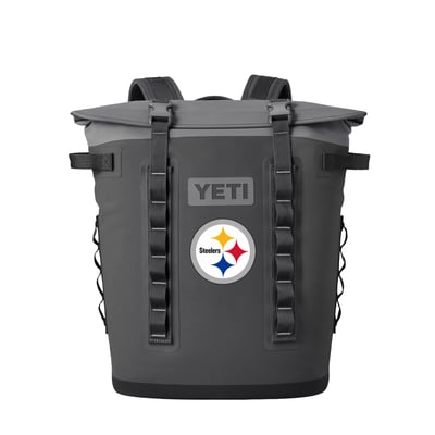  Pittsburgh Steelers YETI Hopper M20 Soft Cooler Backpack - Charcoal