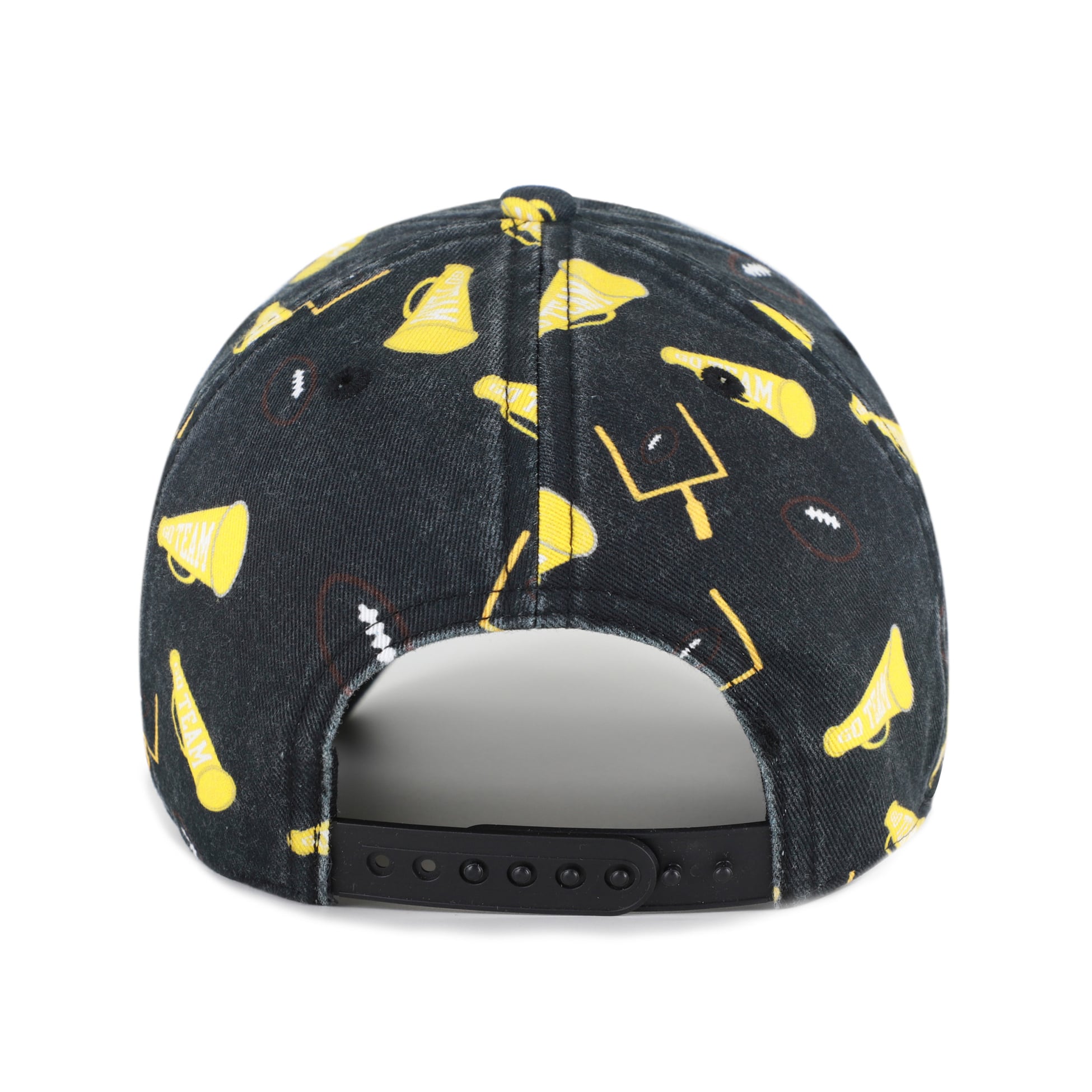 Youth '47 Black Pittsburgh Steelers Stomping Ground Clean Up Adjustable Hat