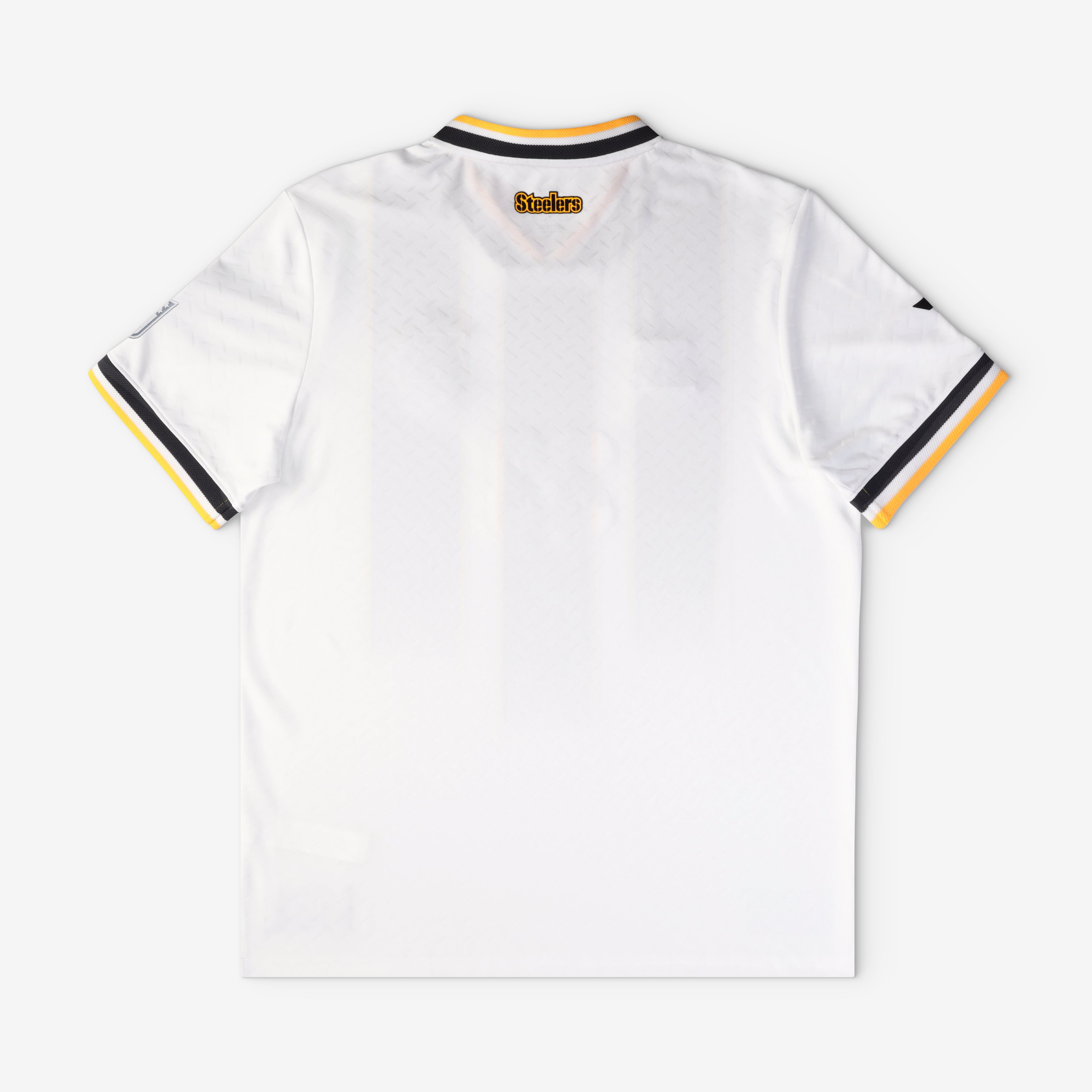 Youth Fanatics White Pittsburgh Steelers Football x V-Neck Fan Top