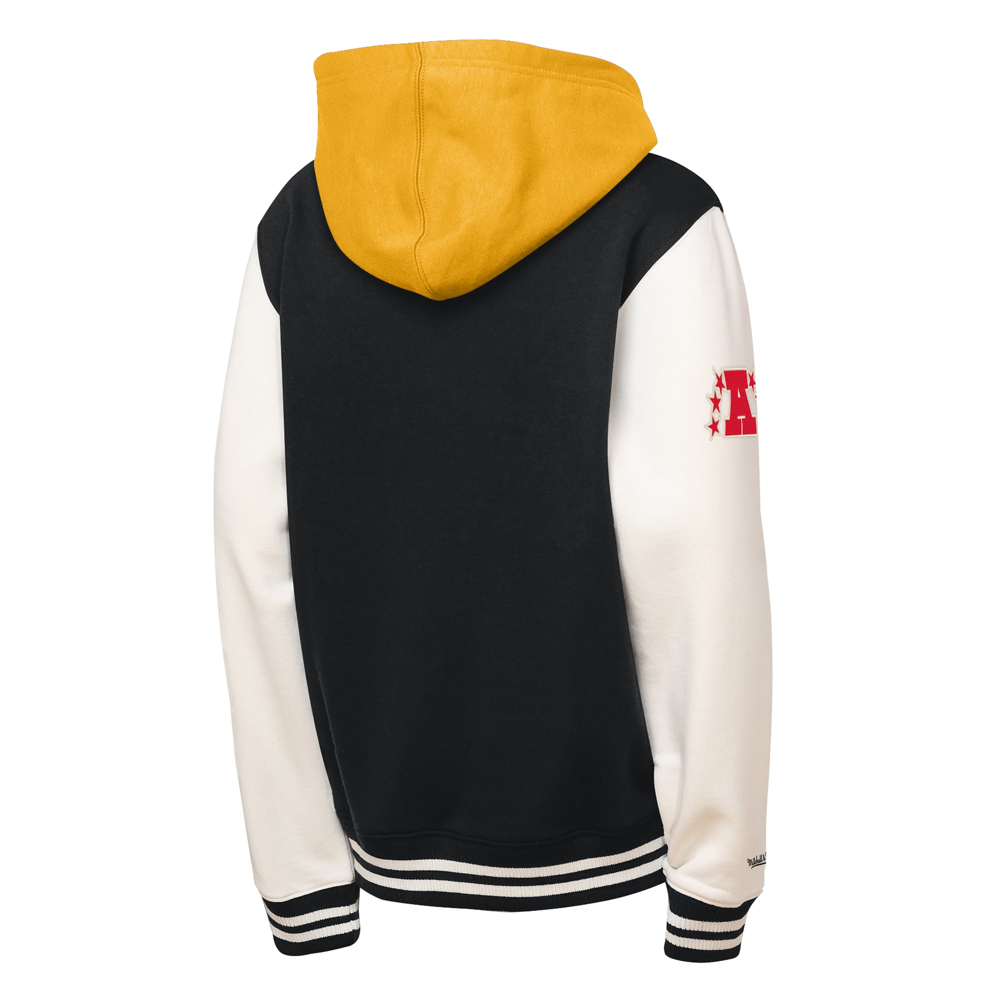 Veste polaire Mitchell & Ness noire Pittsburgh Steelers pour enfant