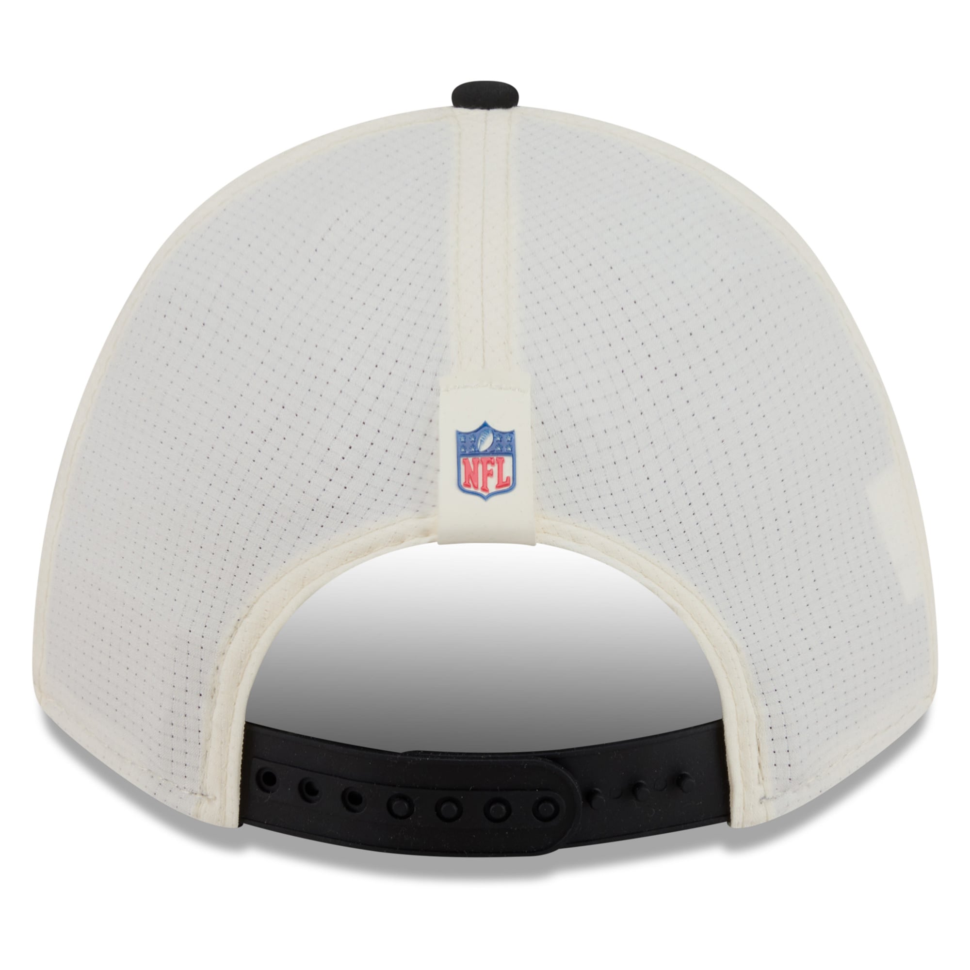 Youth New Era Cream/Black Pittsburgh Steelers 2026 Training Camp 9FORTY M-Crown Adjustable Hat