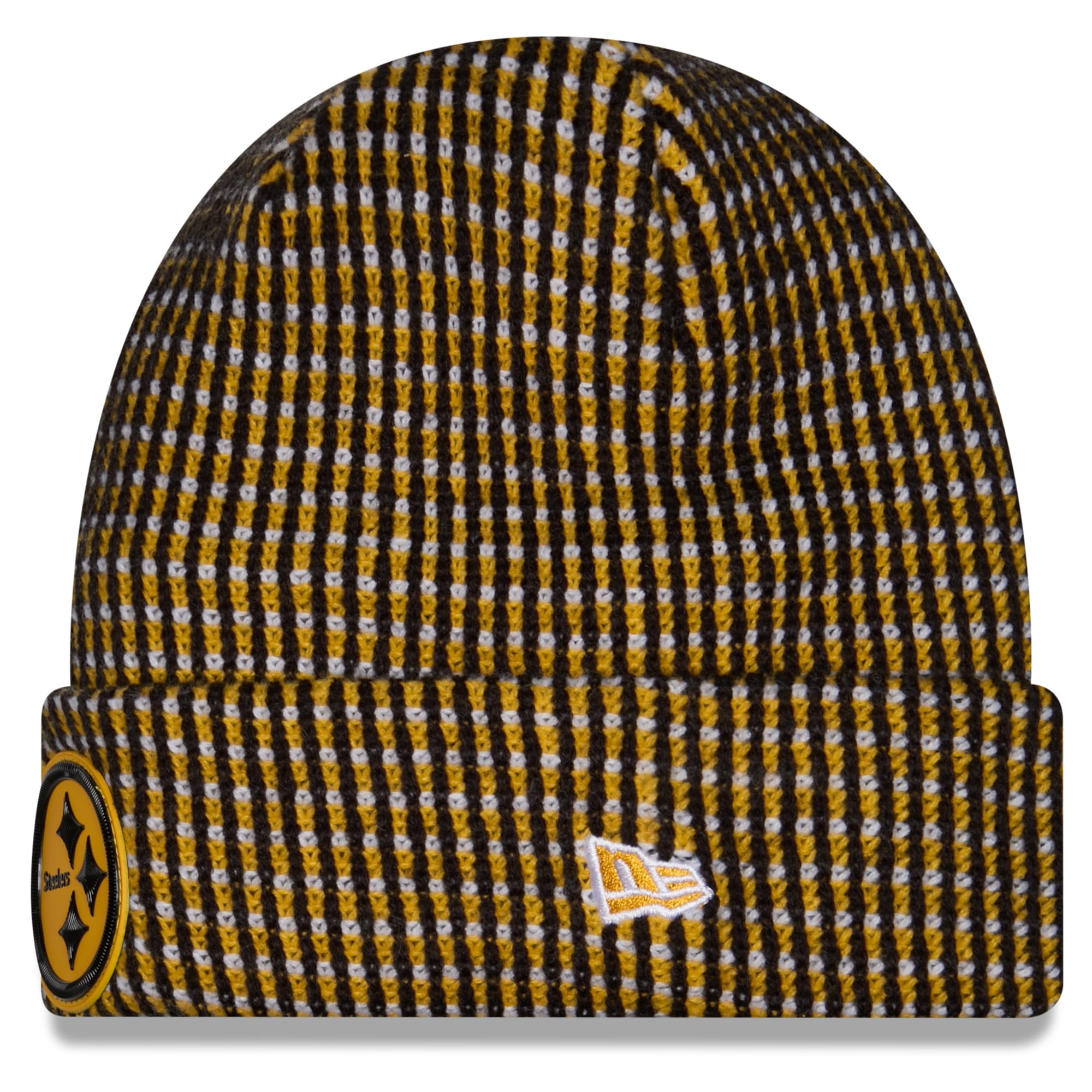 Bonnet à revers New Era Gold Pittsburgh Steelers 2026 pour enfant