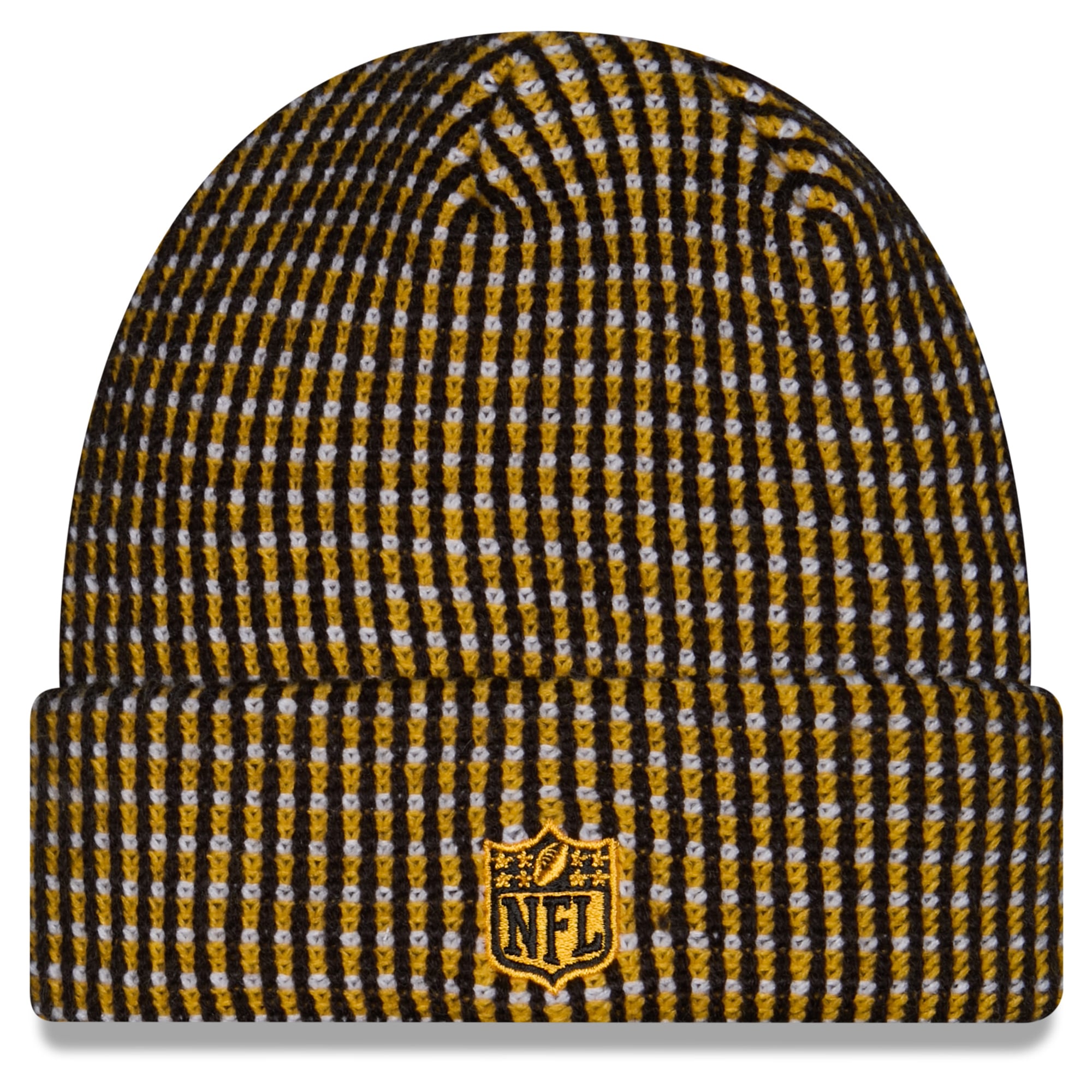 Bonnet à revers New Era Gold Pittsburgh Steelers 2026 pour enfant