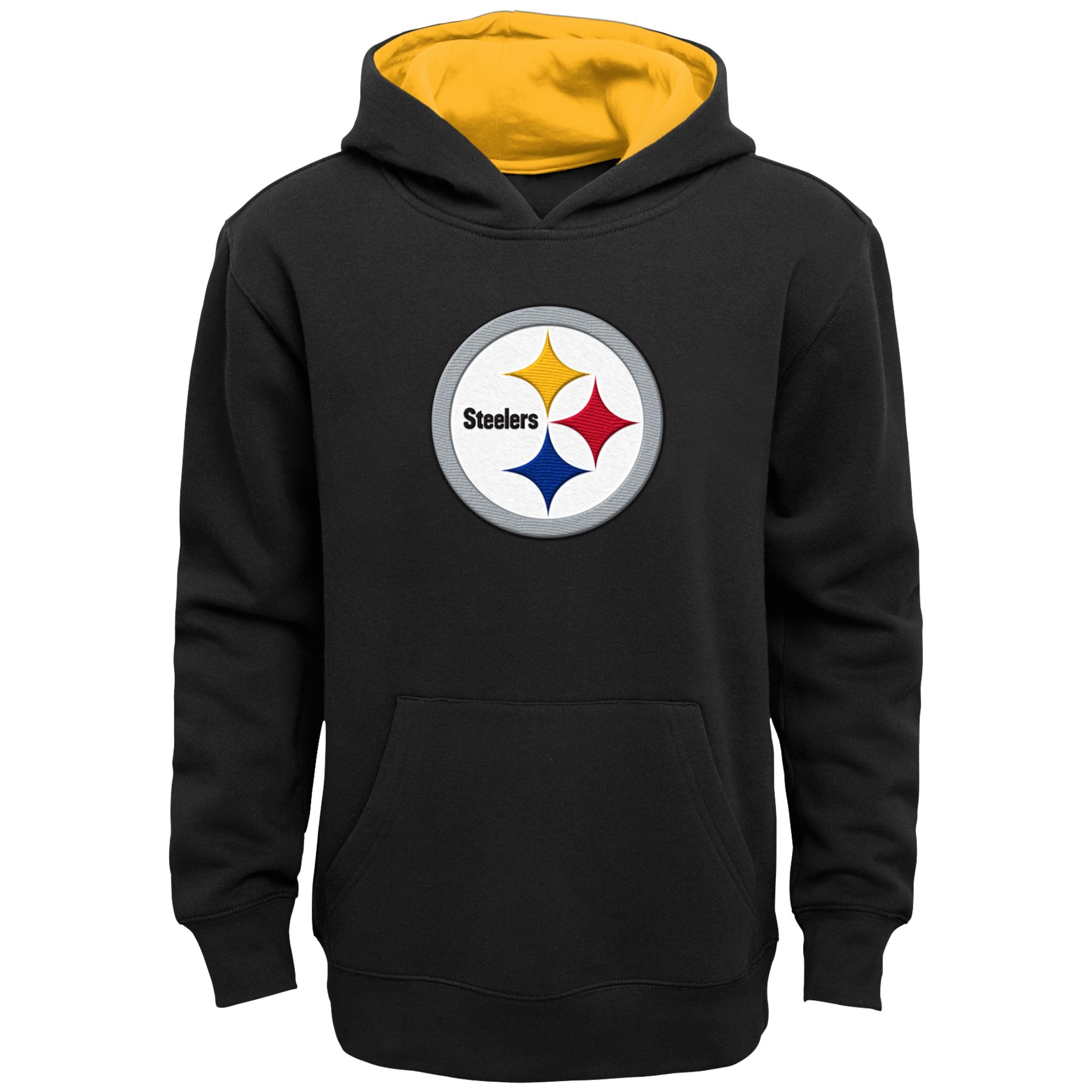 Youth Outerstuff Natural Pittsburgh Steelers Prime Pullover Hoodie