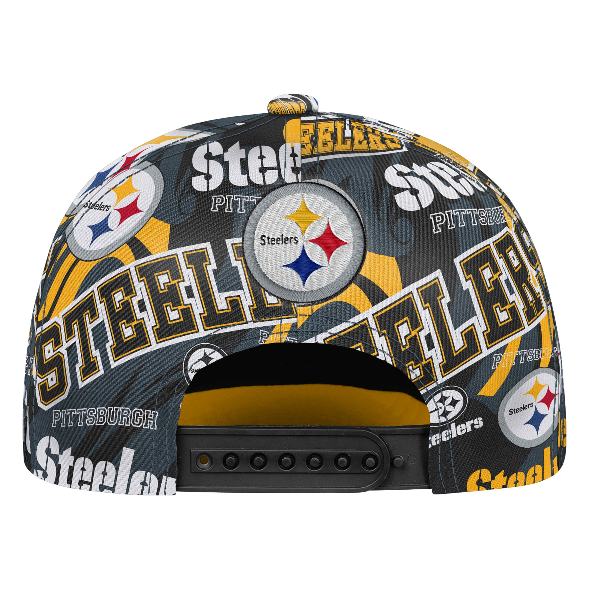 Youth Outerstuff Black Pittsburgh Steelers Shift Adjustable Hat