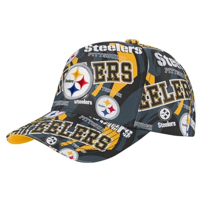 Pittsburgh Steelers Outerstuff Youth Shift Adjustable Hat - Black