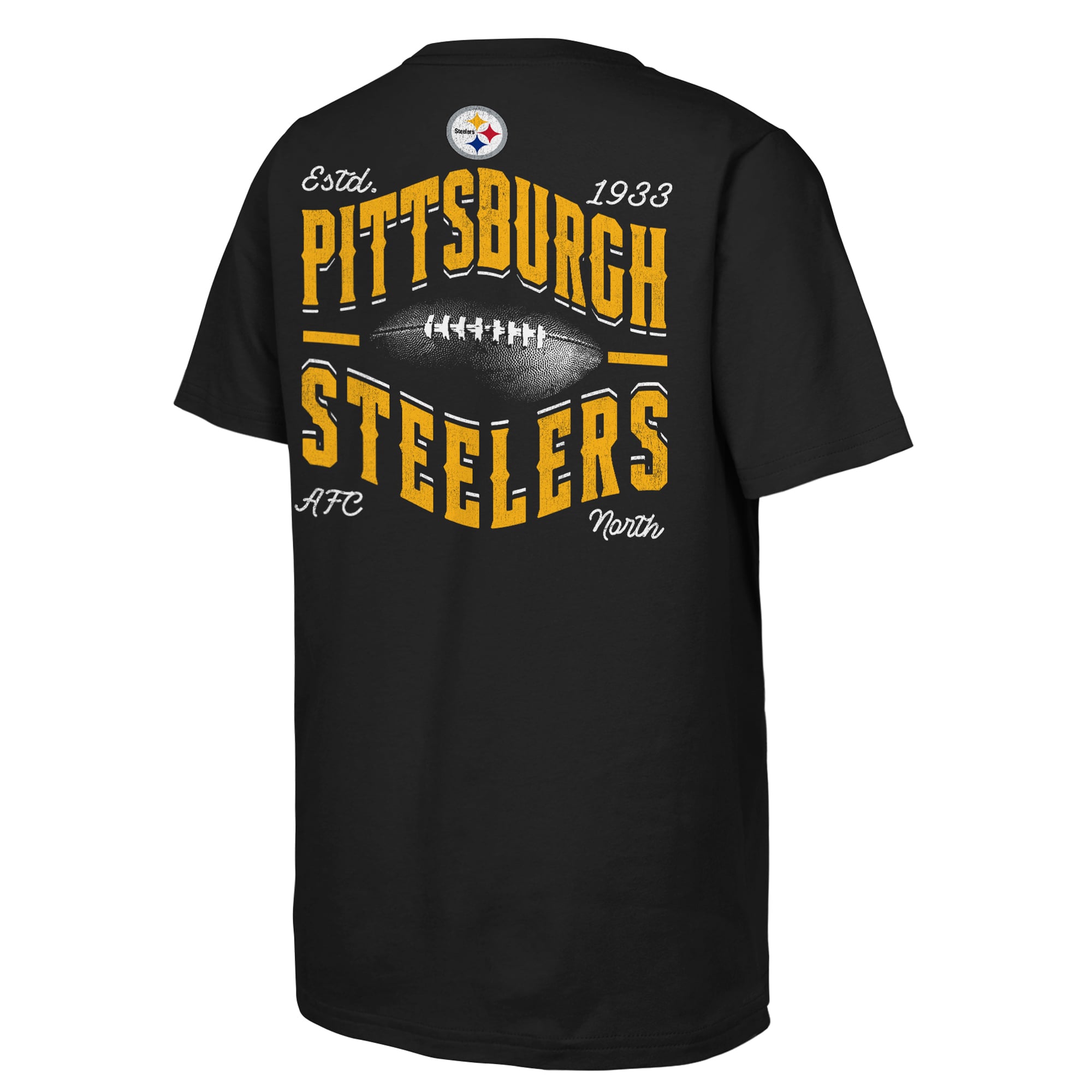 Youth Outerstuff Black Pittsburgh Steelers Top Pick T-Shirt