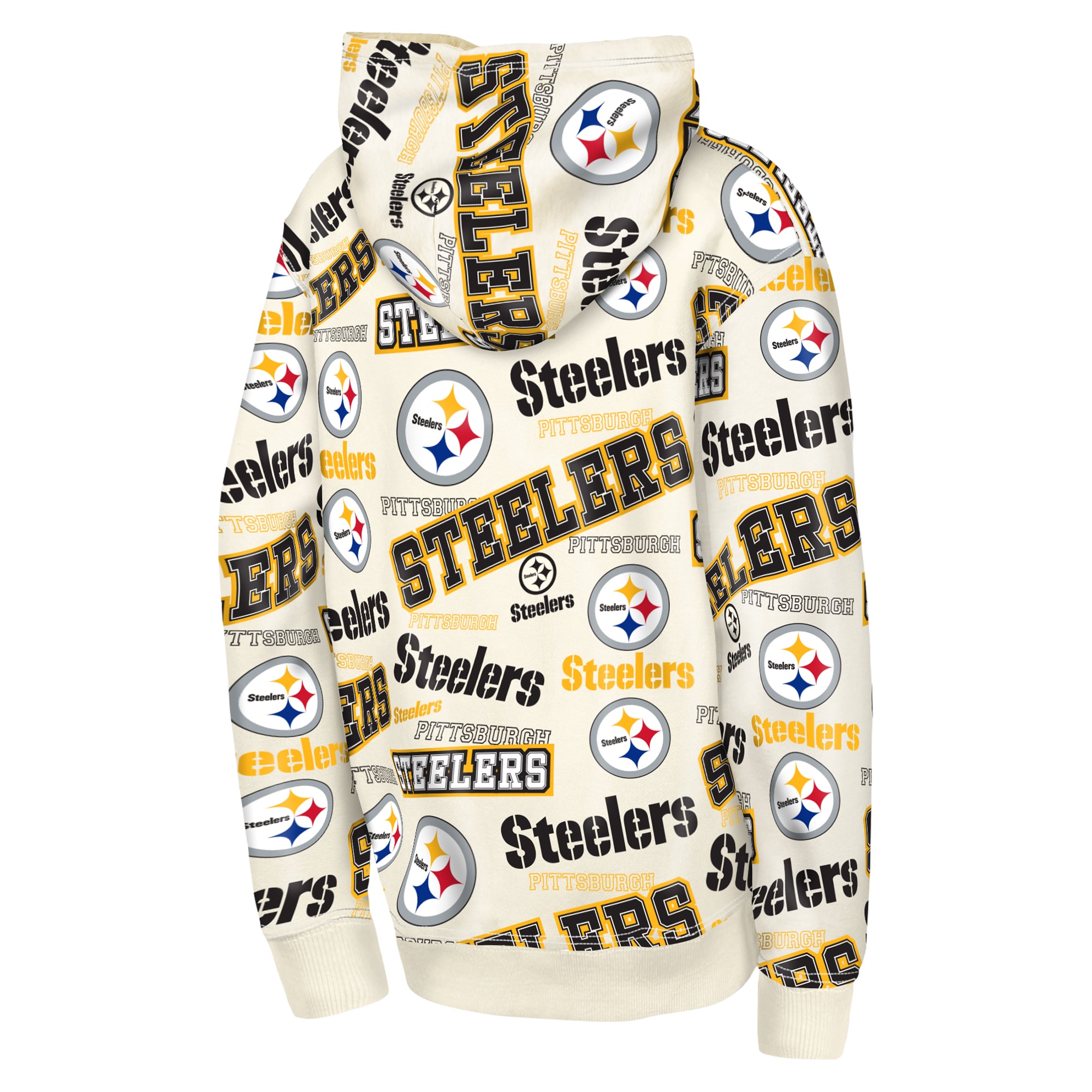 Sweat à capuche Youth Outerstuff Bone Pittsburgh Steelers Shake & Bake