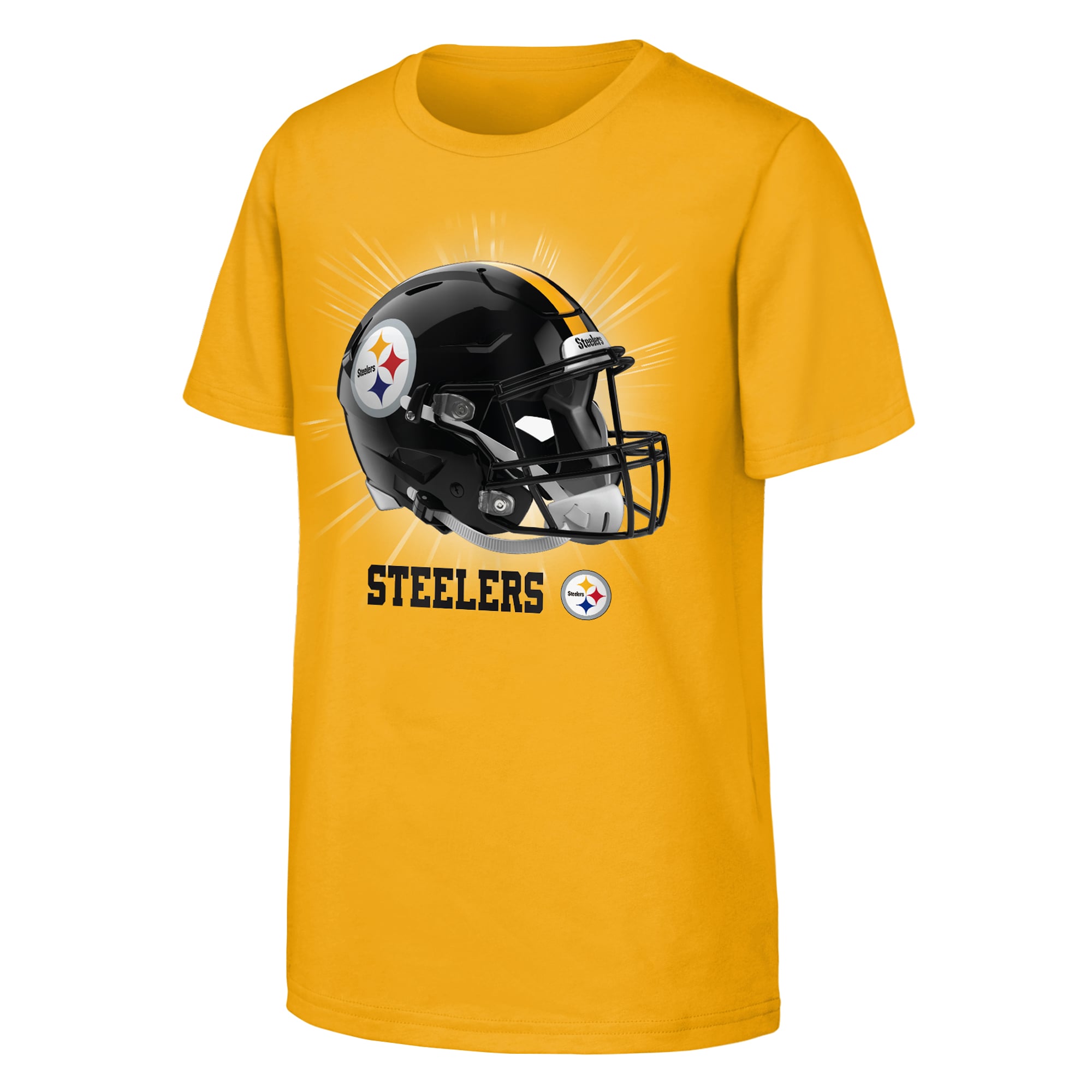 T-shirt Outerstuff Gold Pittsburgh Steelers pour jeunes, esprit de victoire
