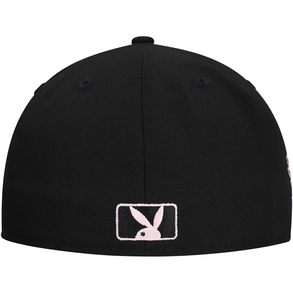 Playboy Fitted Hat - Black/Pink display picture 1